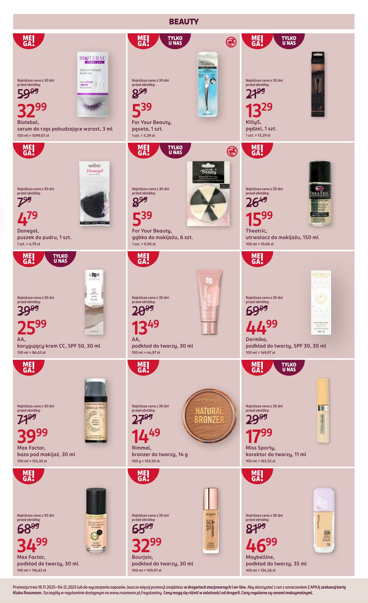 Gazetka Rossmann 18.11.2025 - 04.12.2025