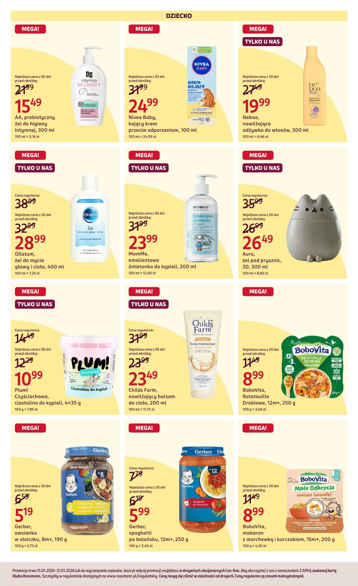 Gazetka Rossmann 15.01.2026 - 21.01.2026