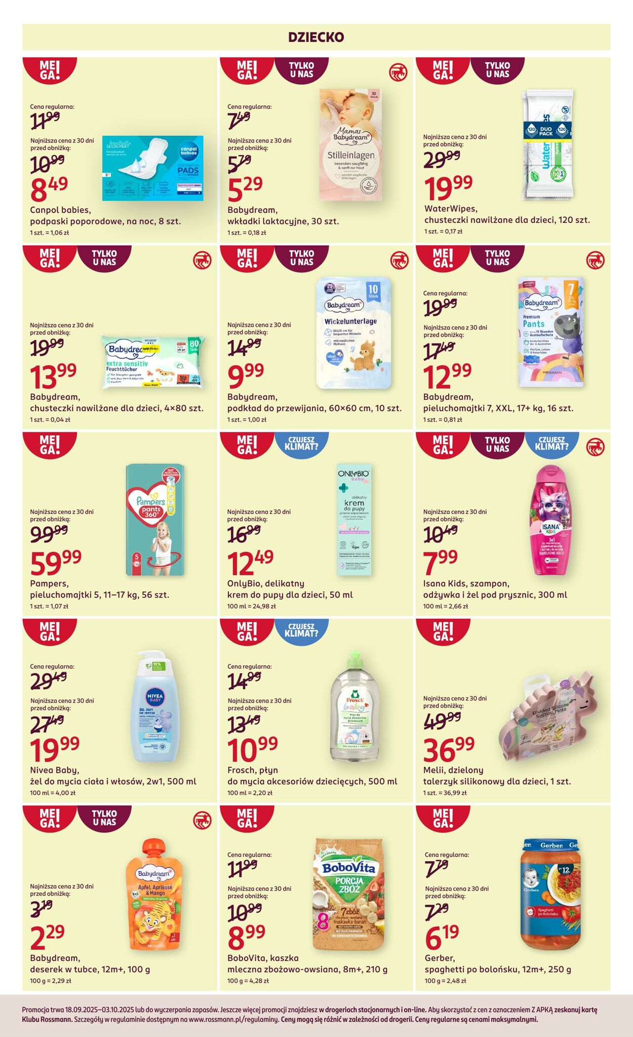 Gazetka Rossmann 18.09.2025 - 03.10.2025