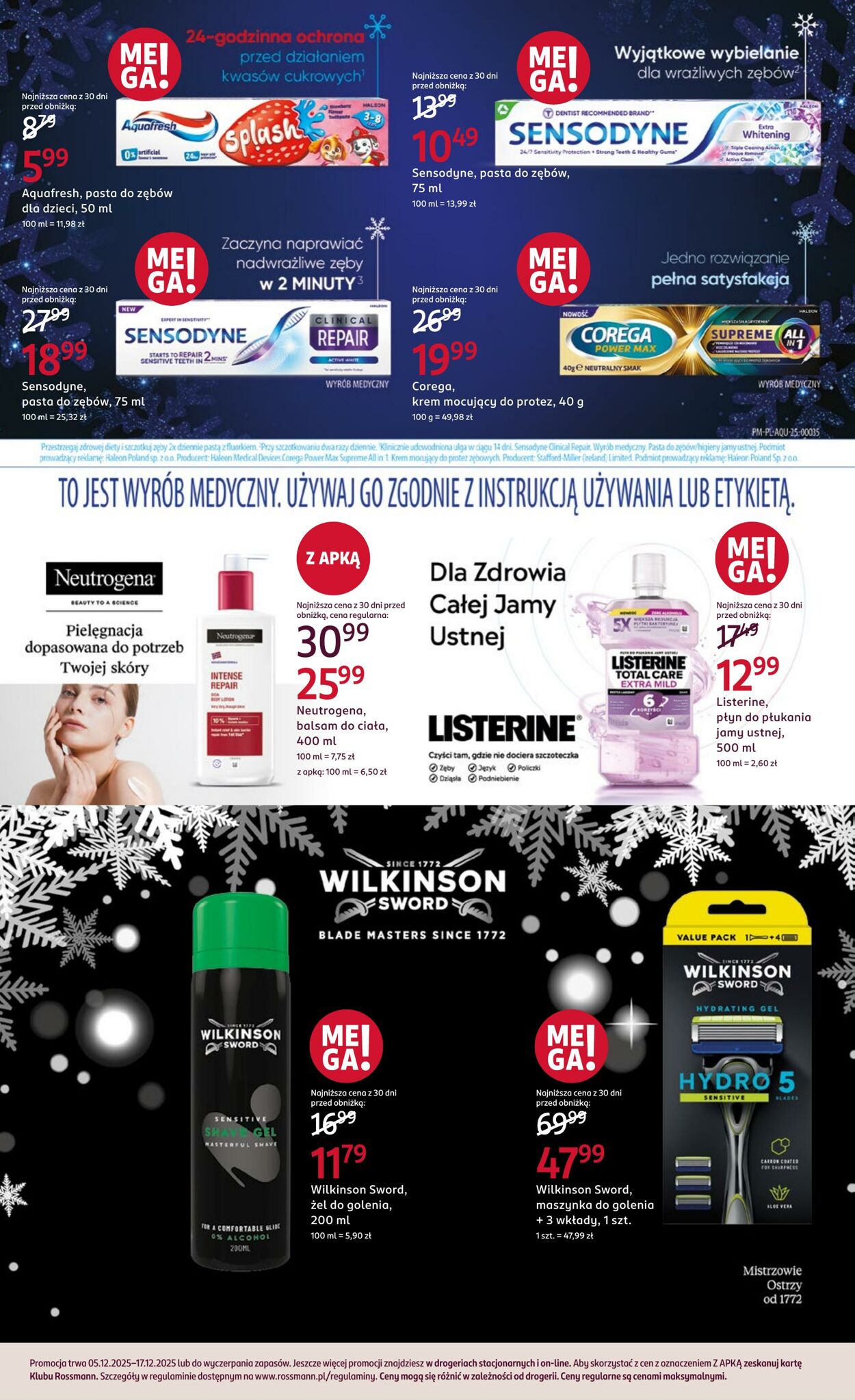 Gazetka Rossmann 05.12.2025 - 17.12.2025