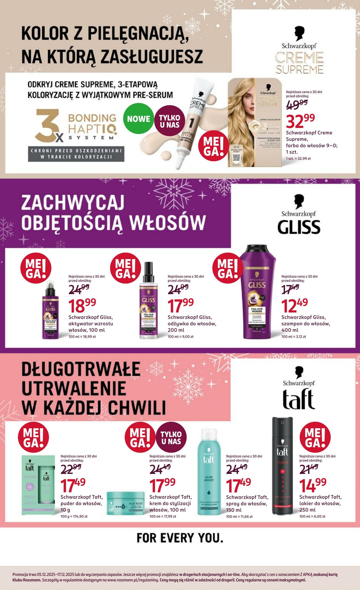 Gazetka Rossmann 05.12.2025 - 17.12.2025