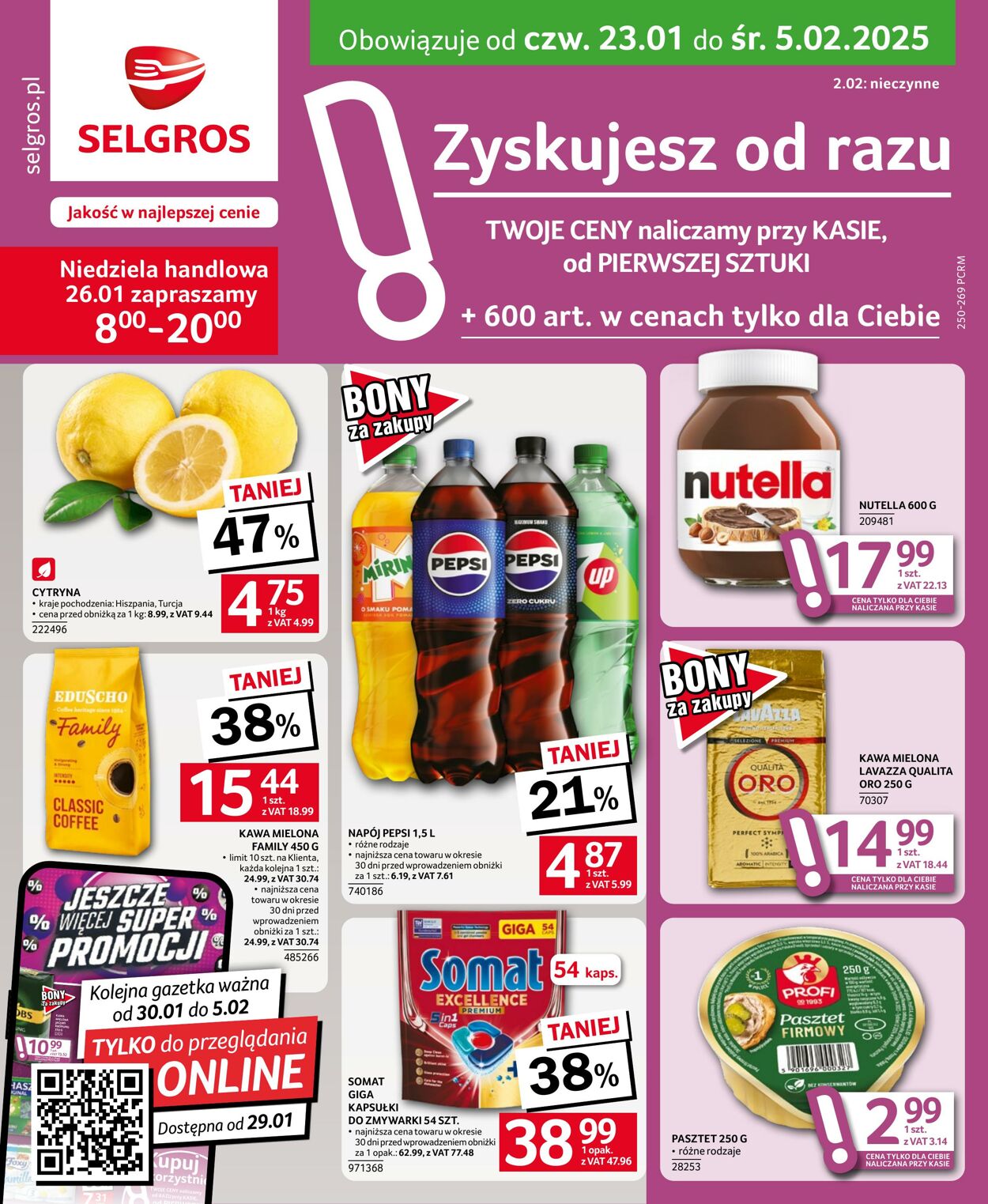 Gazetka Selgros 23.01.2025 - 05.02.2025