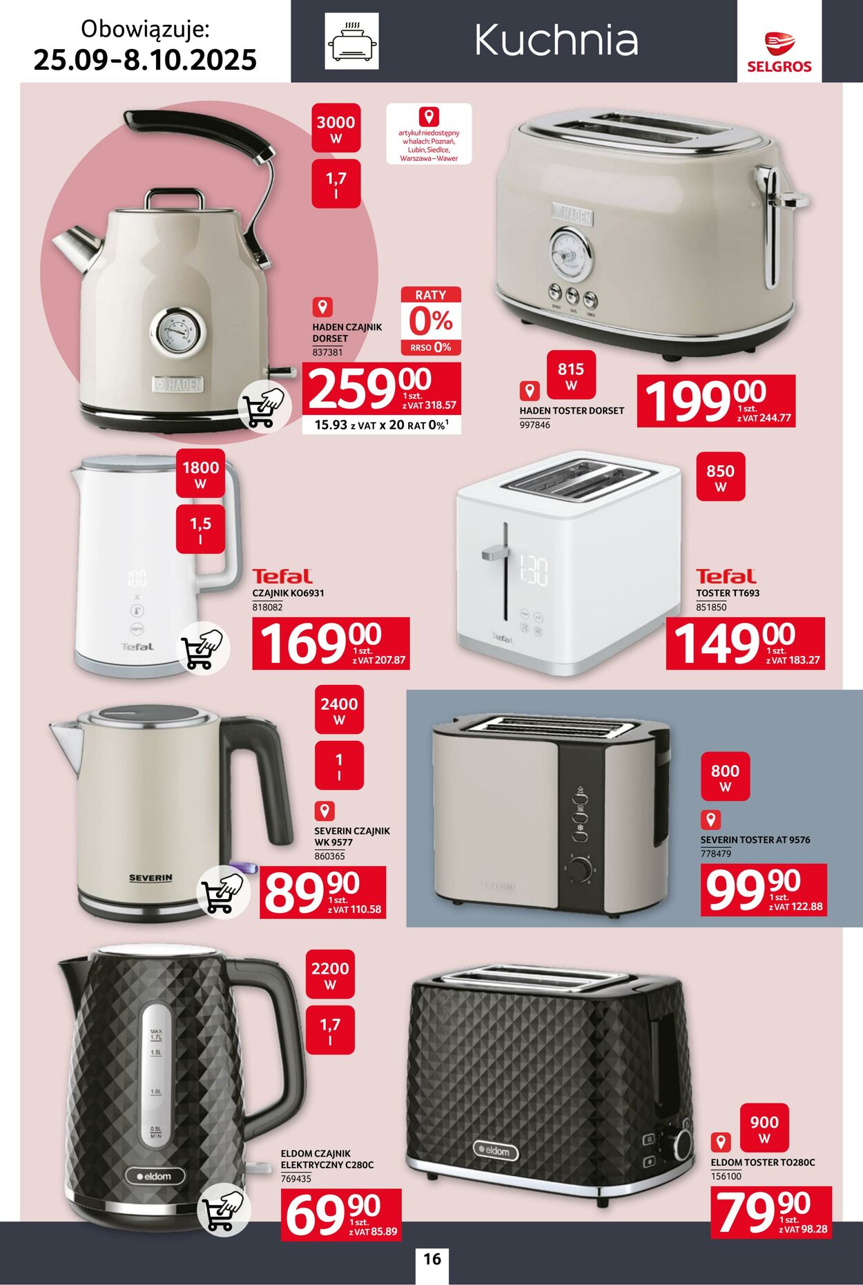 Gazetka Selgros 25.09.2025 - 08.10.2025