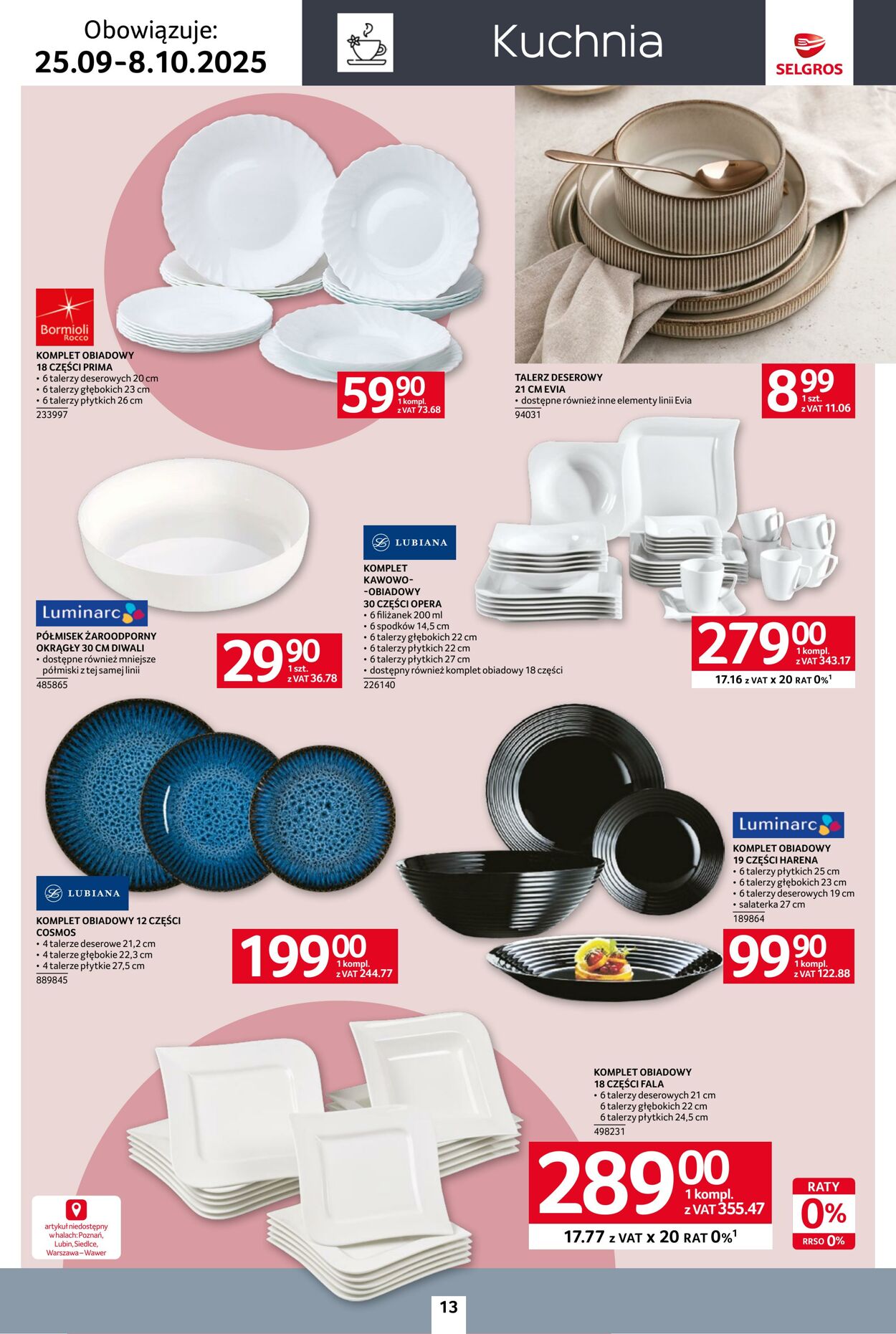Gazetka Selgros 25.09.2025 - 08.10.2025