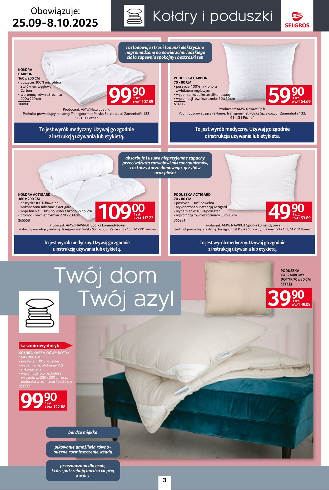Gazetka Selgros 25.09.2025 - 08.10.2025