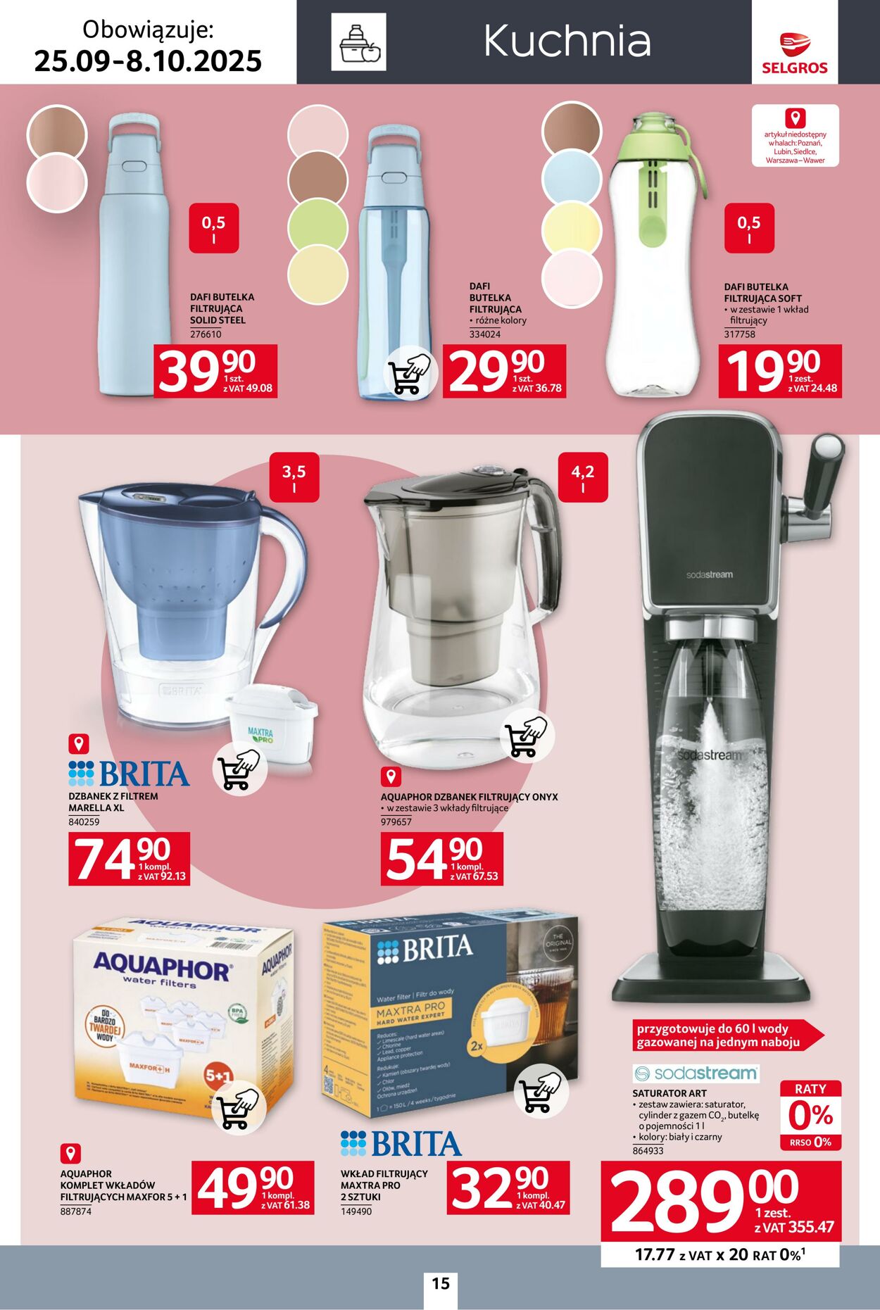 Gazetka Selgros 25.09.2025 - 08.10.2025
