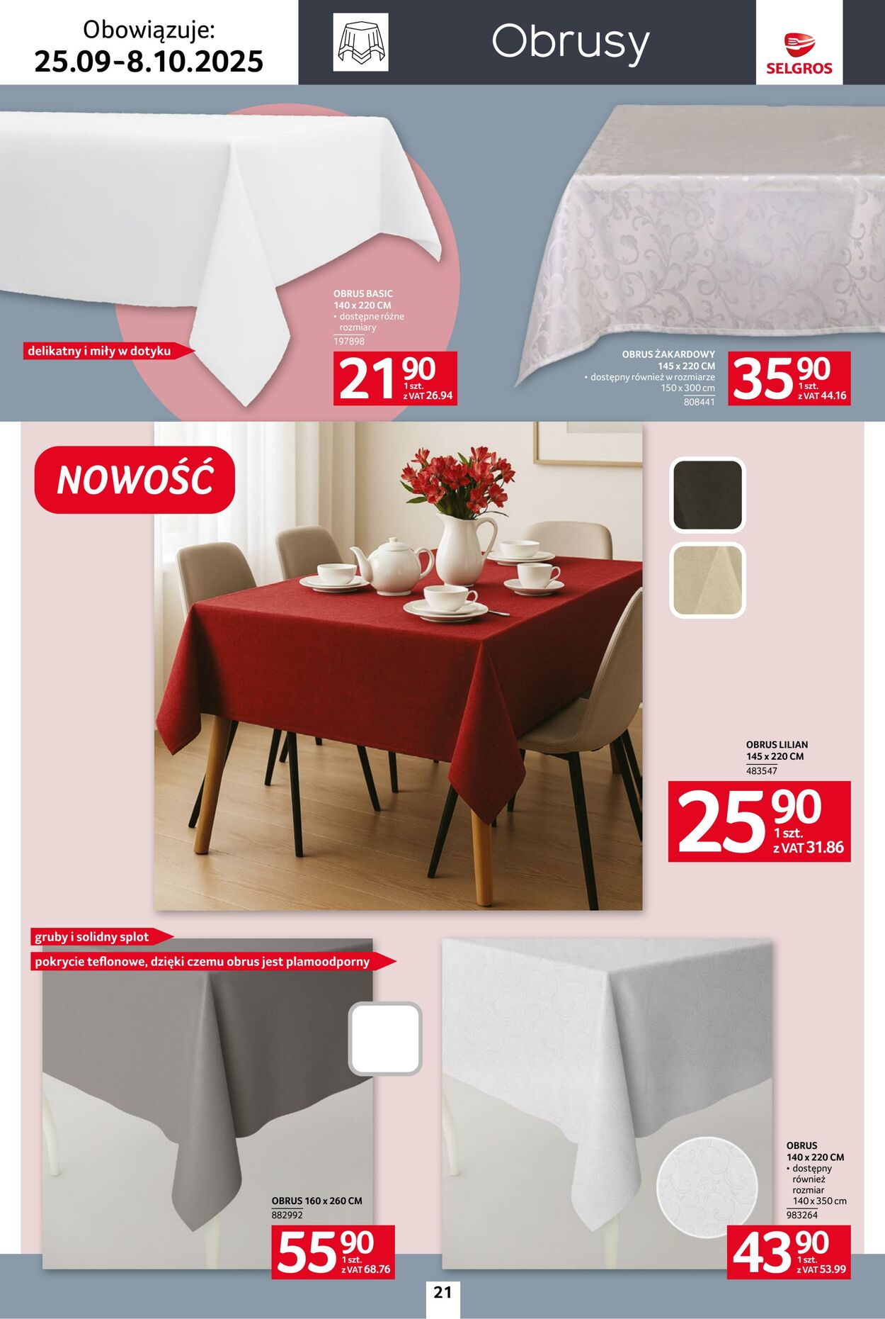 Gazetka Selgros 25.09.2025 - 08.10.2025