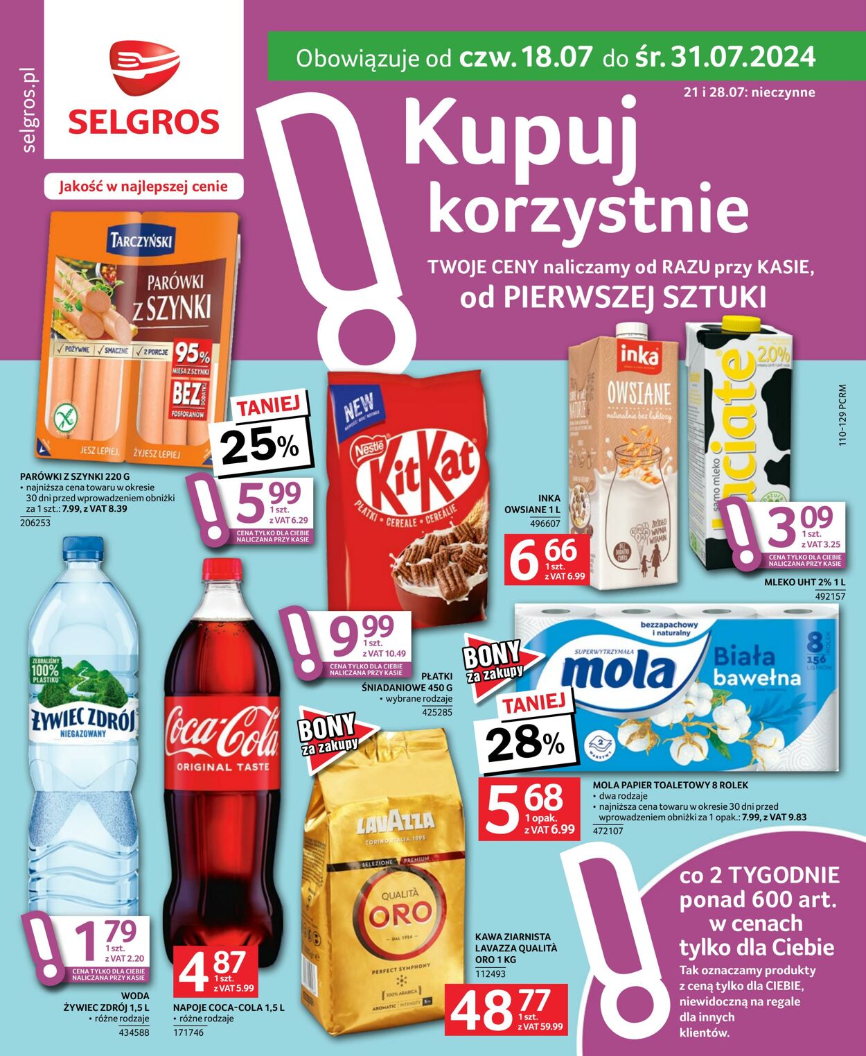 Gazetka Selgros 24.07.2024 - 15.08.2024