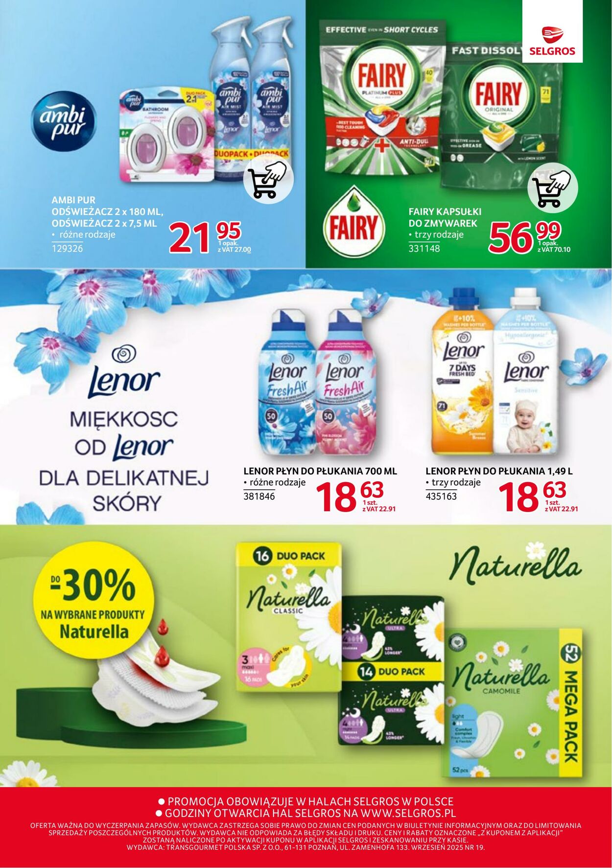 Gazetka Selgros 11.09.2025 - 24.09.2025