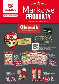 Gazetka Selgros 11.09.2025 - 24.09.2025