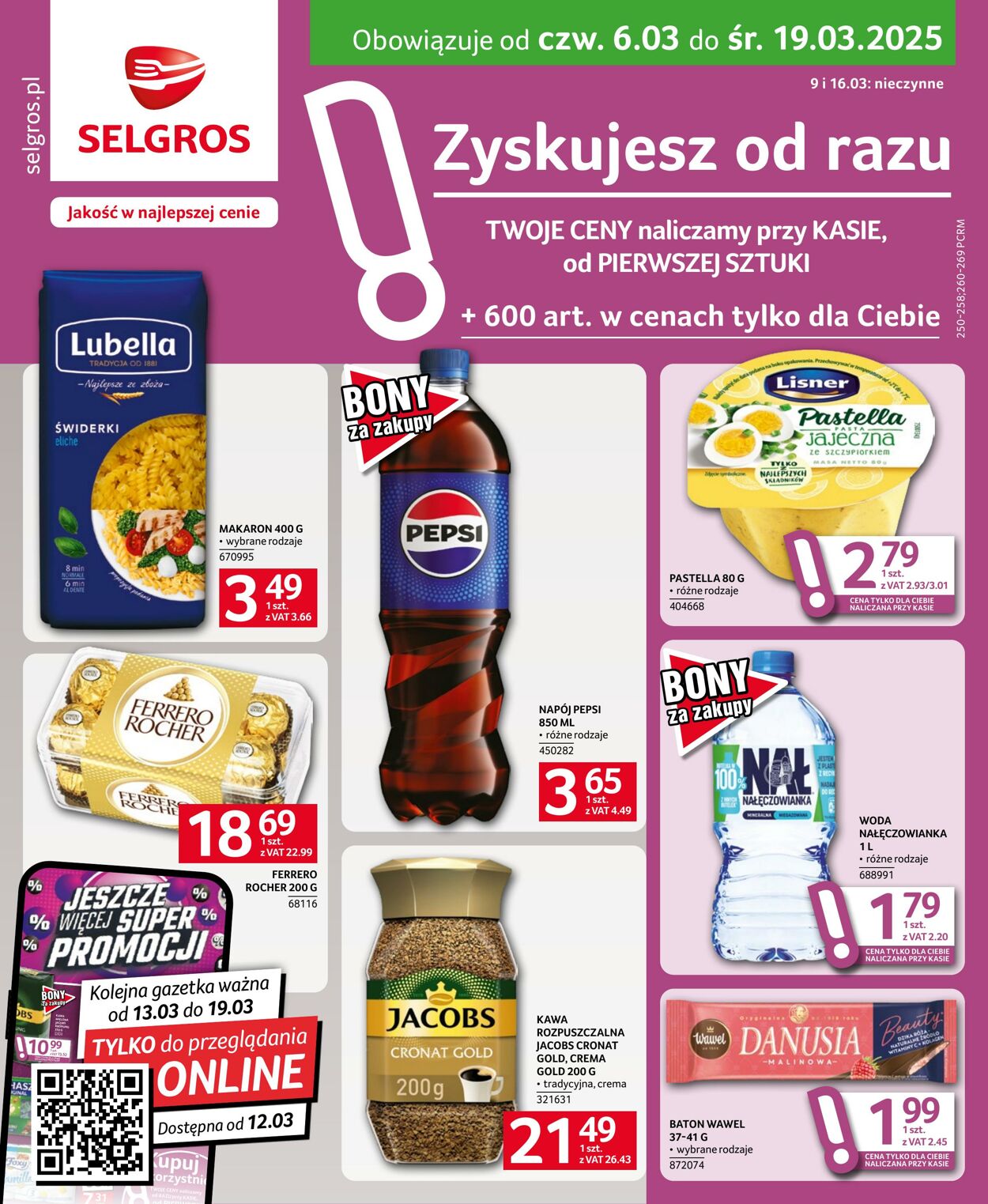 Gazetka Selgros 06.03.2025 - 19.03.2025