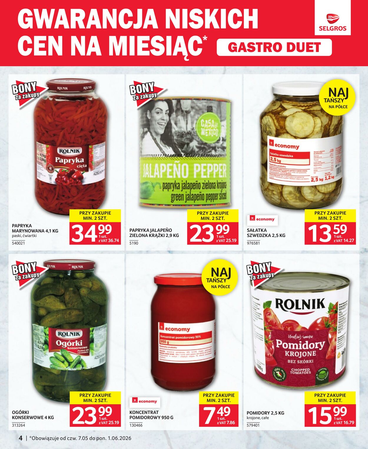 Gazetka Selgros 26.05.2026 - 10.06.2026
