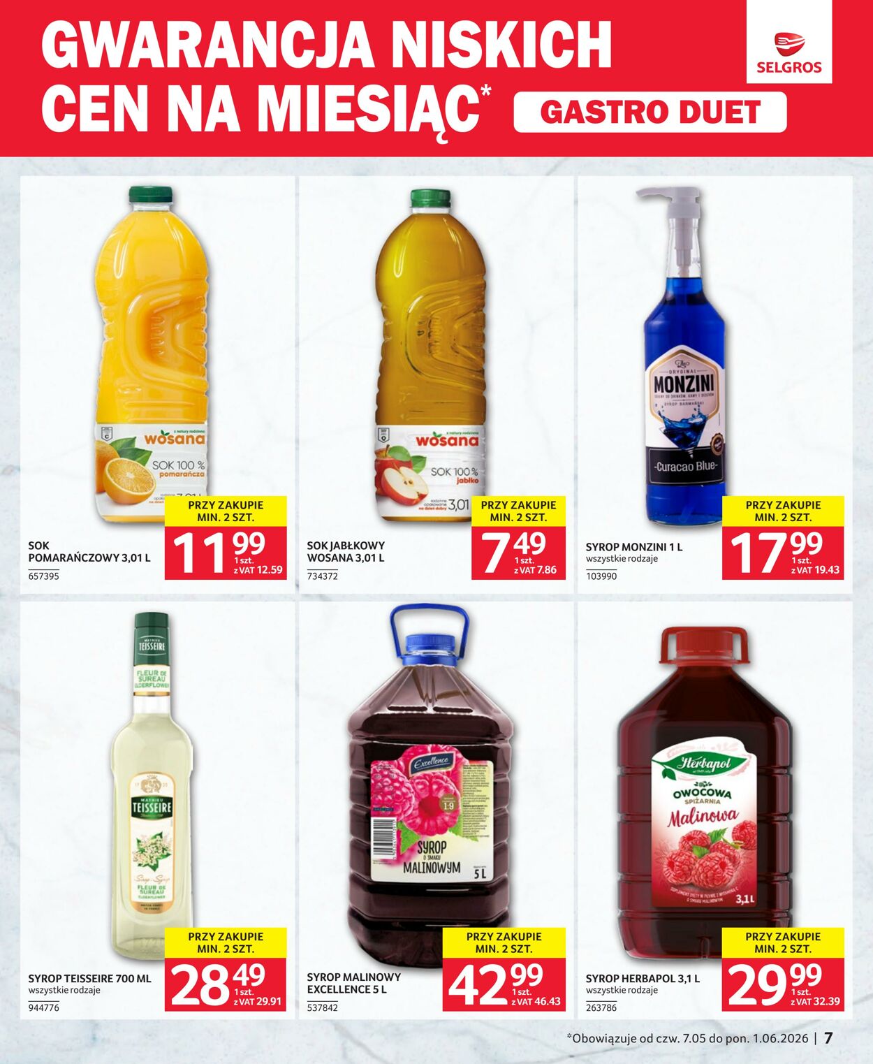 Gazetka Selgros 26.05.2026 - 10.06.2026