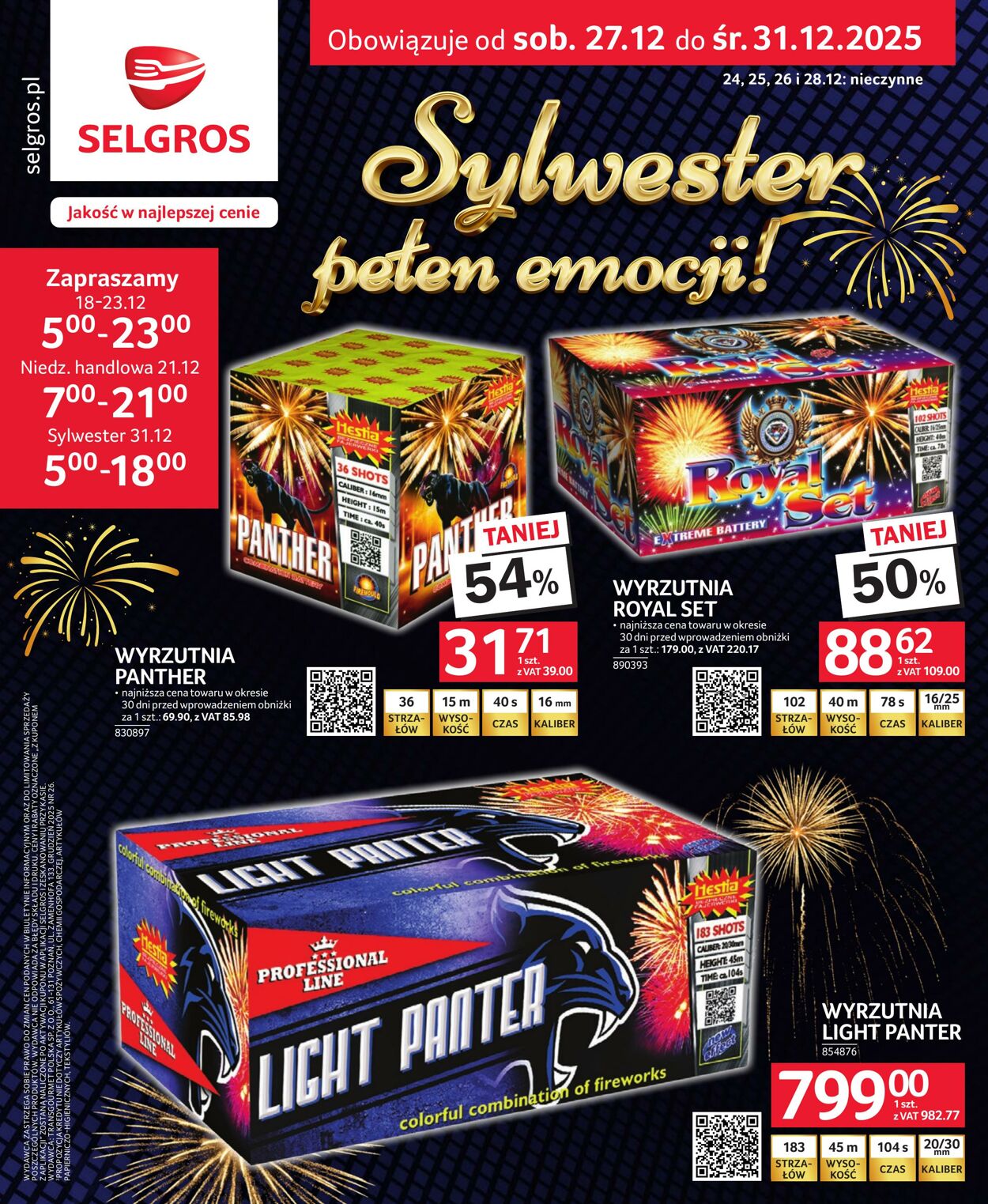 Gazetka Selgros 27.12.2025 - 31.12.2025