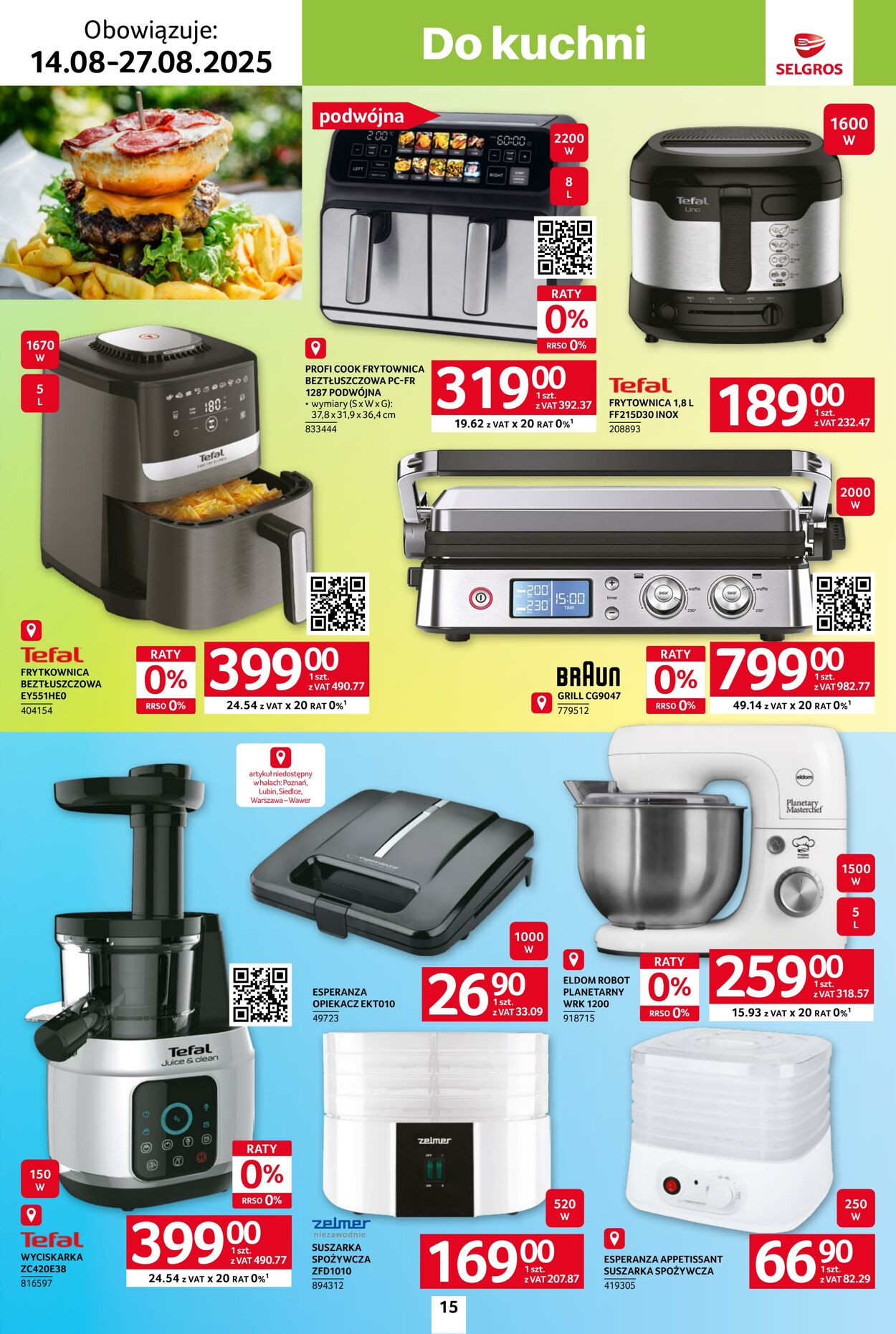 Gazetka Selgros 14.08.2025 - 27.08.2025