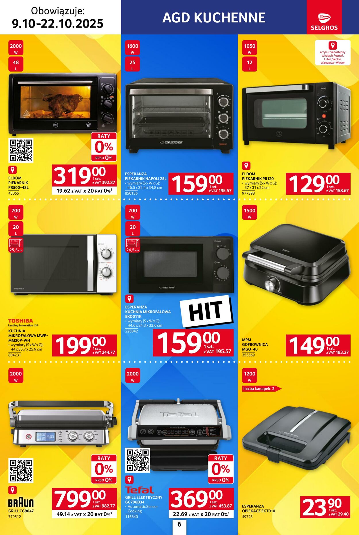 Gazetka Selgros 09.10.2025 - 22.10.2025