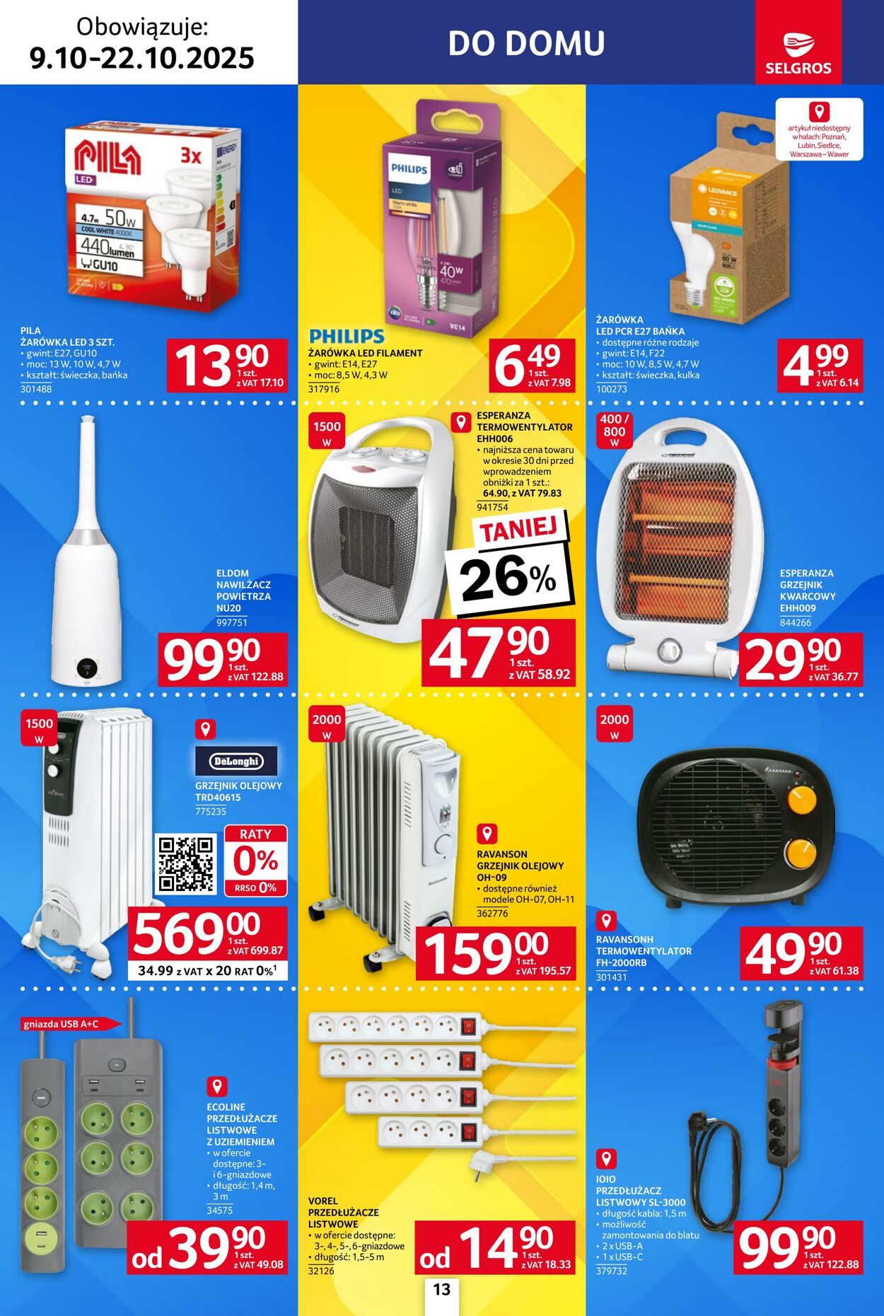 Gazetka Selgros 09.10.2025 - 22.10.2025