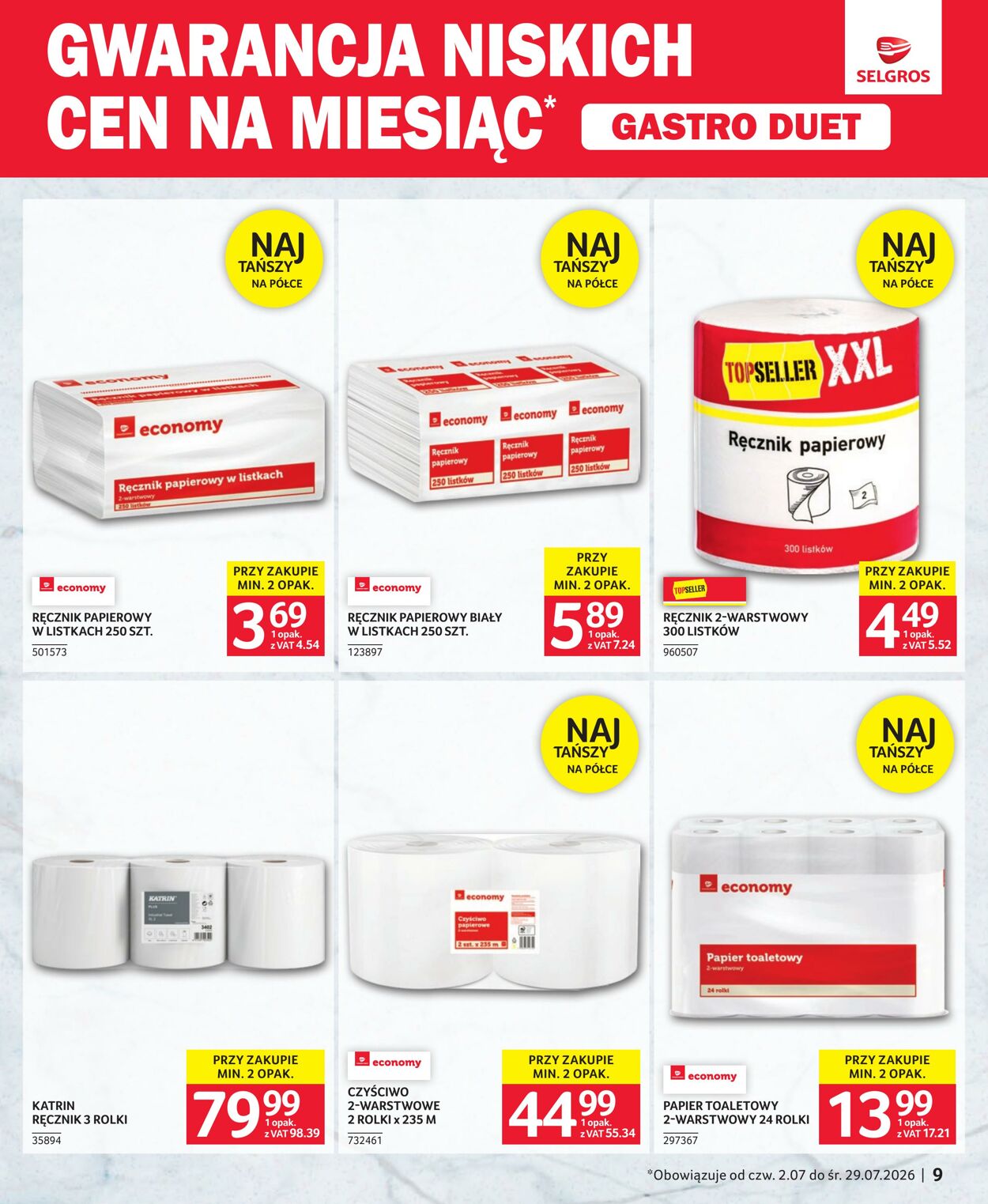 Gazetka Selgros 26.07.2026 - 14.08.2026