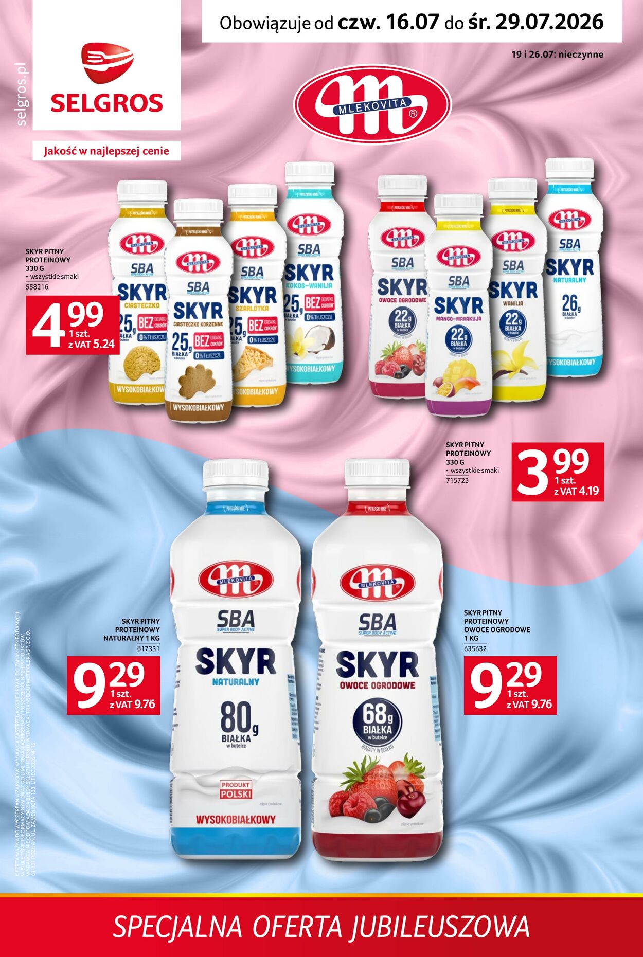 Gazetka Selgros 26.07.2026 - 15.08.2026
