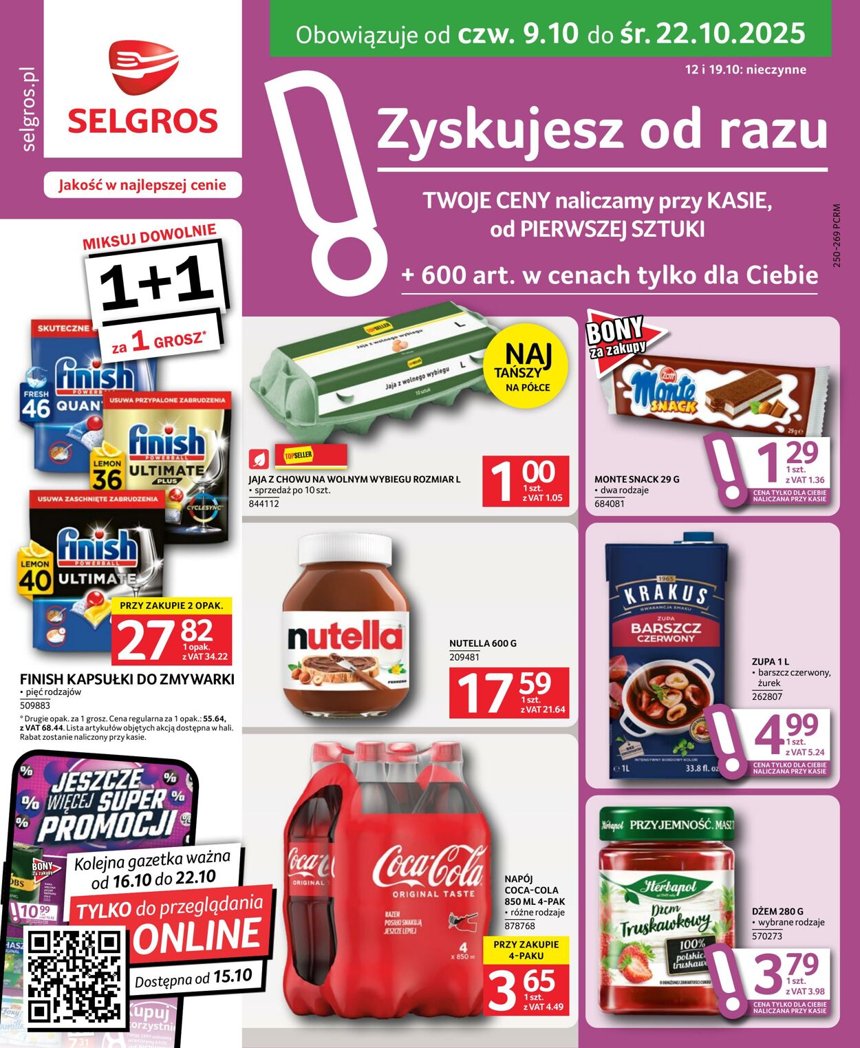 Gazetka Selgros 09.10.2025 - 22.10.2025