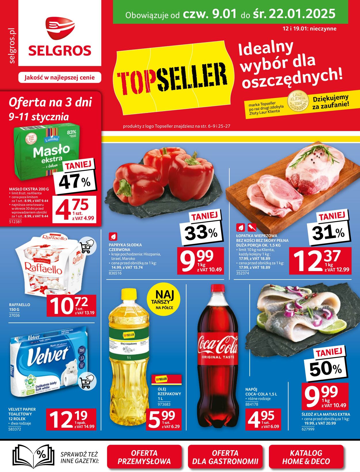 Gazetka Selgros 09.01.2025 - 22.01.2025