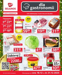 Gazetka Selgros 18.12.2025 - 31.12.2025