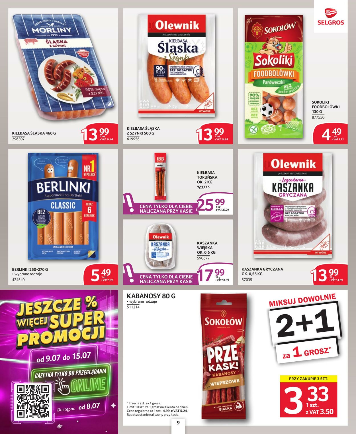 Gazetka Selgros 26.07.2026 - 14.08.2026
