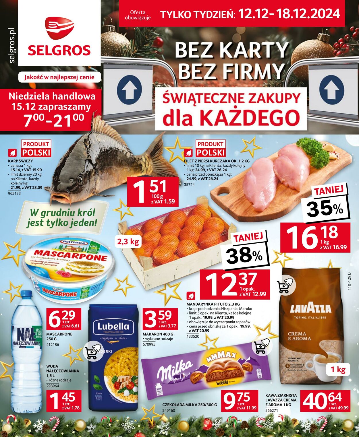 Gazetka Selgros 12.12.2024 - 18.12.2024