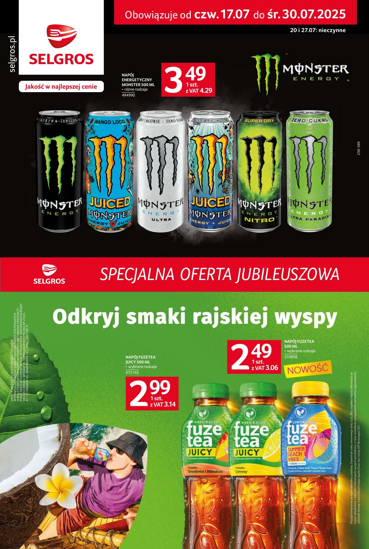 Gazetka Selgros 17.07.2025 - 30.07.2025