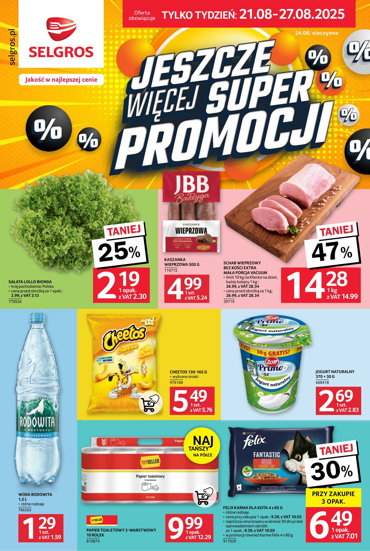 Gazetka Selgros 14.08.2025 - 27.08.2025