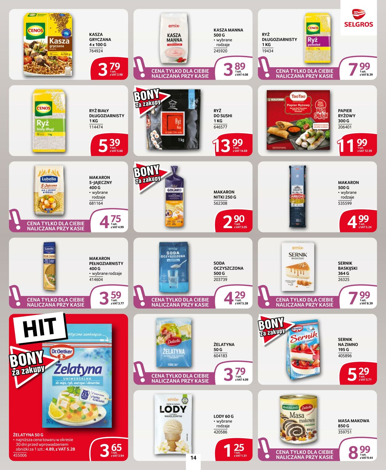 Gazetka Selgros 14.08.2025 - 27.08.2025