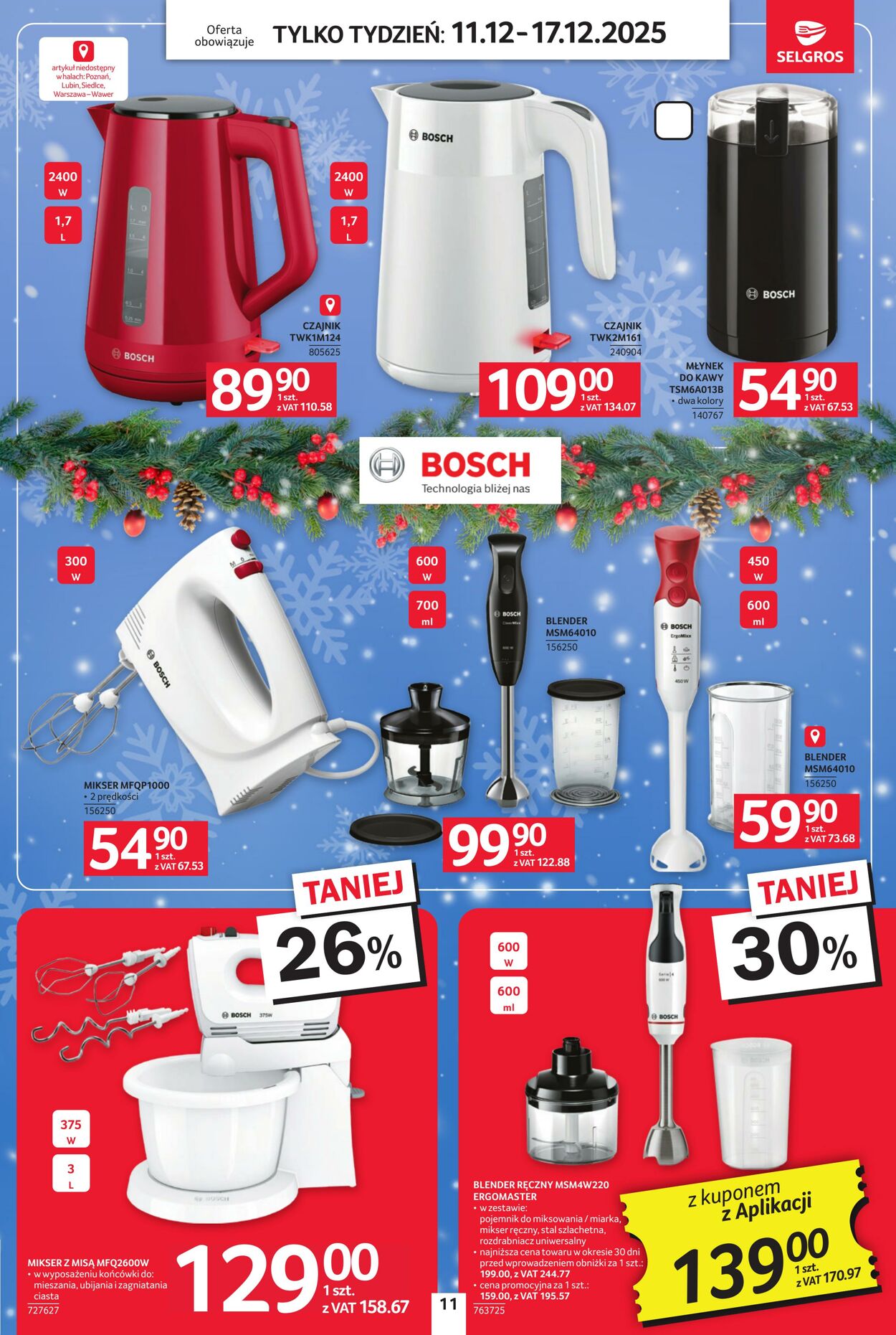 Gazetka Selgros 11.12.2025 - 17.12.2025