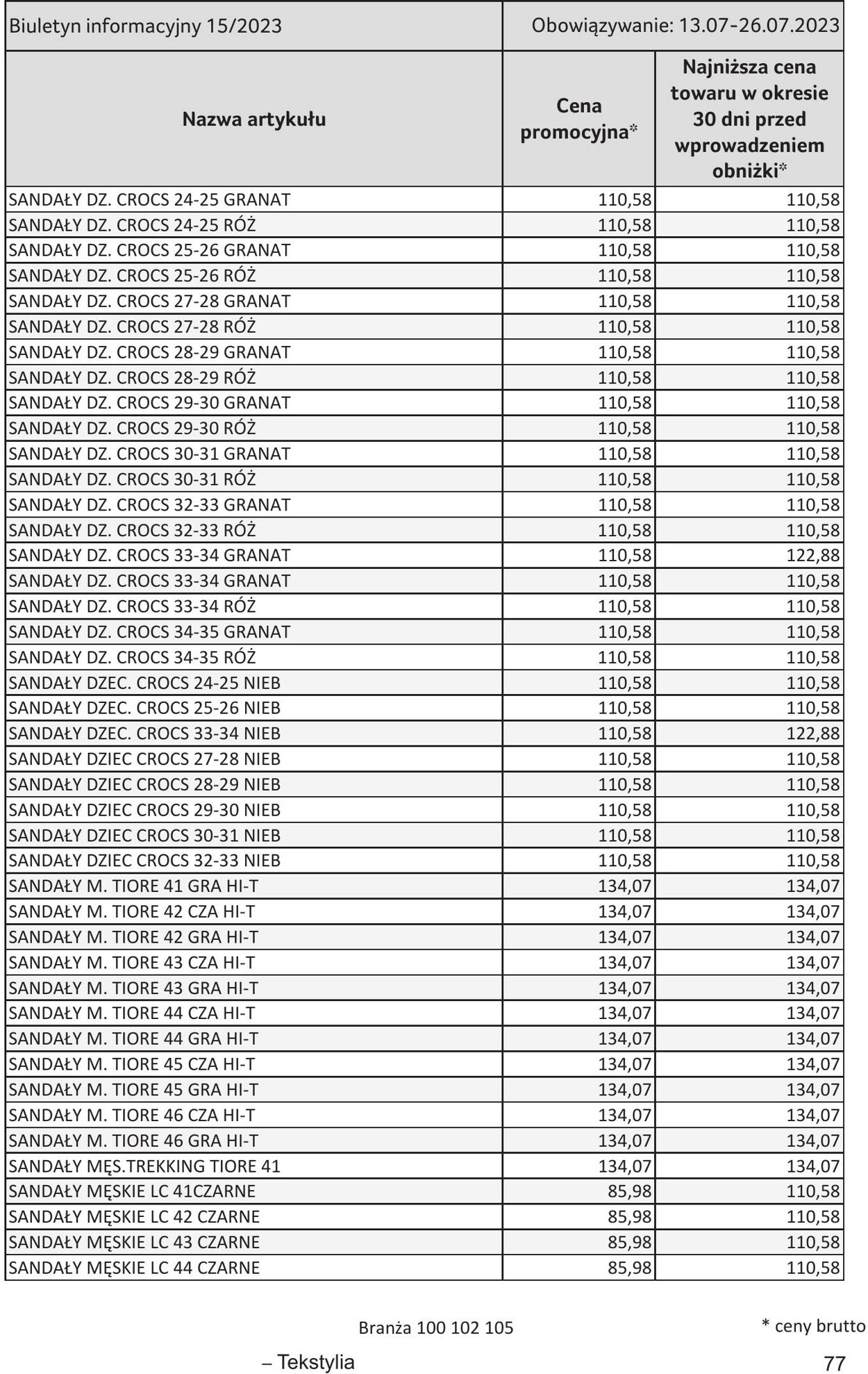 Gazetka Selgros 13.07.2023 - 26.07.2023