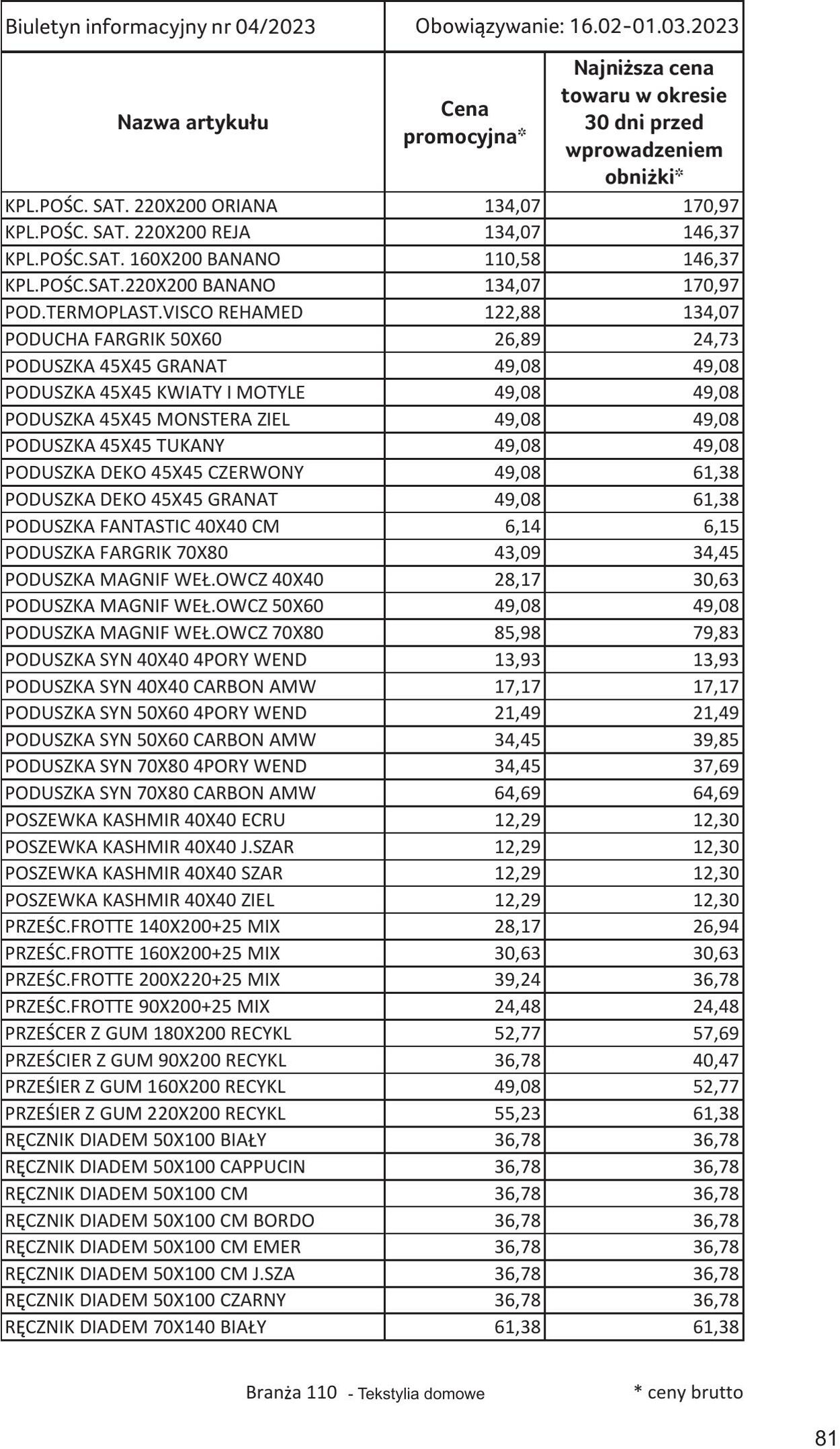 Gazetka Selgros 16.02.2023 - 01.03.2023