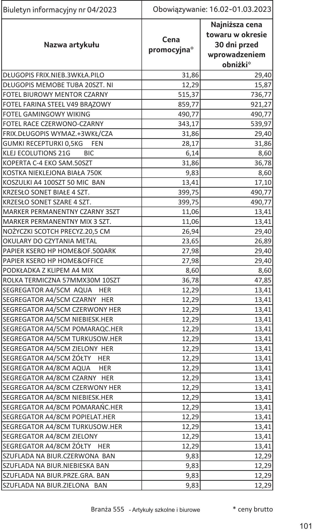 Gazetka Selgros 16.02.2023 - 01.03.2023