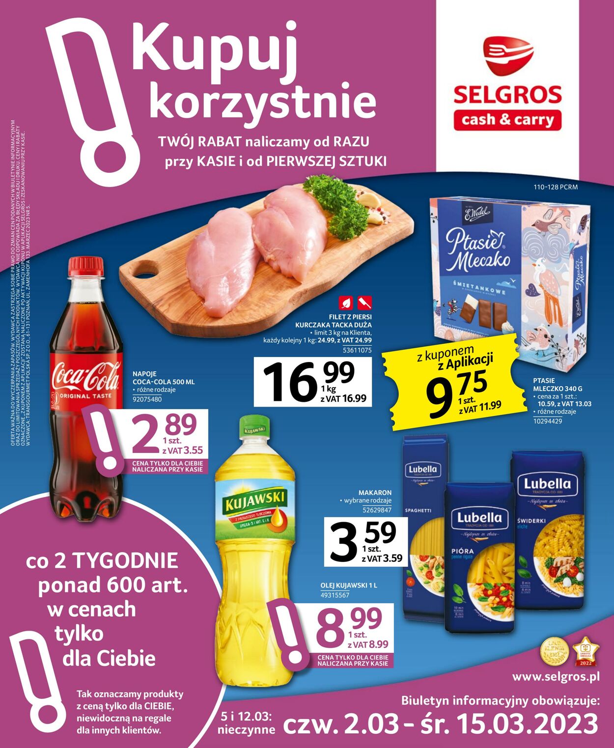 Gazetka Selgros 02.03.2023 - 15.03.2023