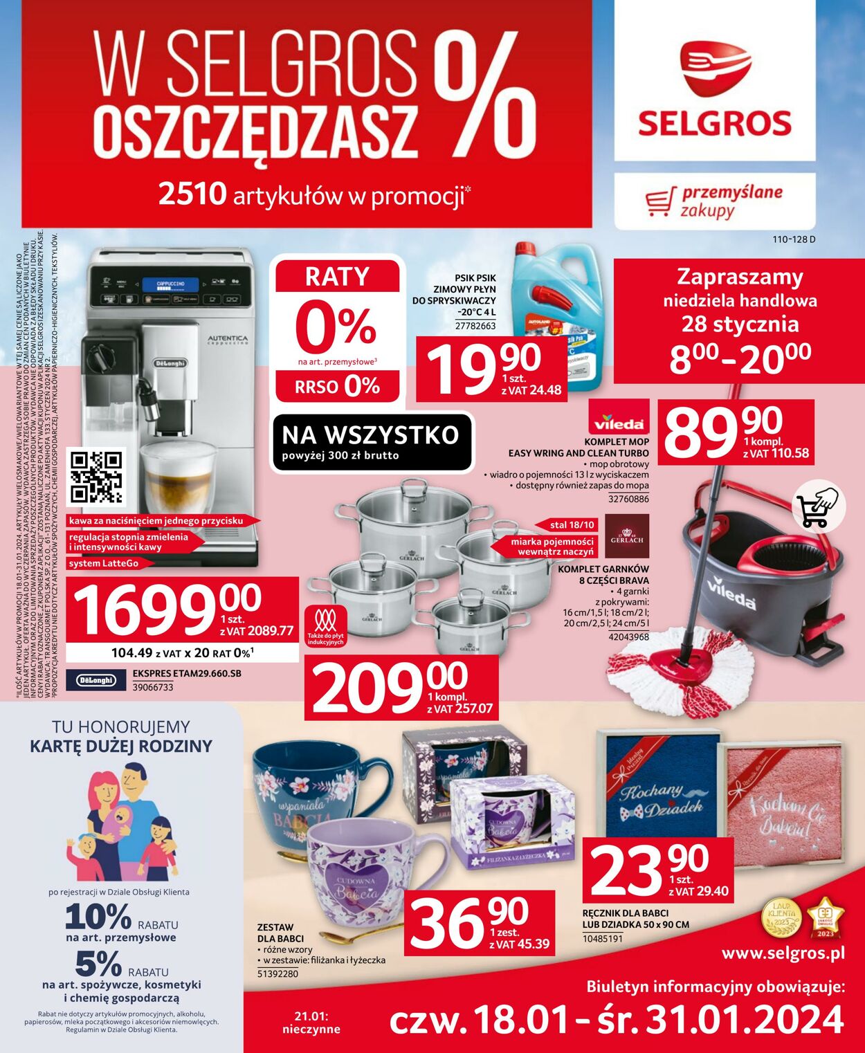 Gazetka Selgros 18.01.2024 - 31.01.2024