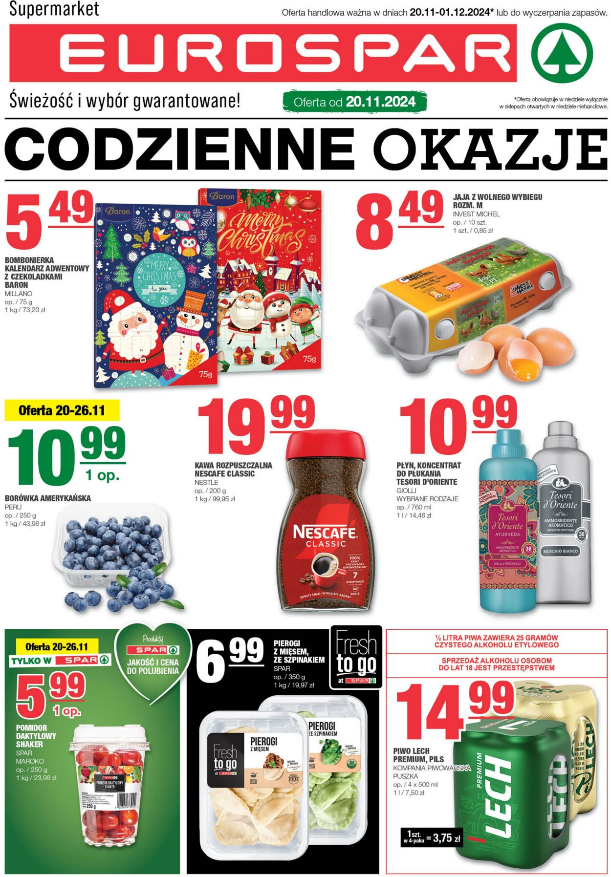 Gazetka Spar 20.11.2024 - 01.12.2024