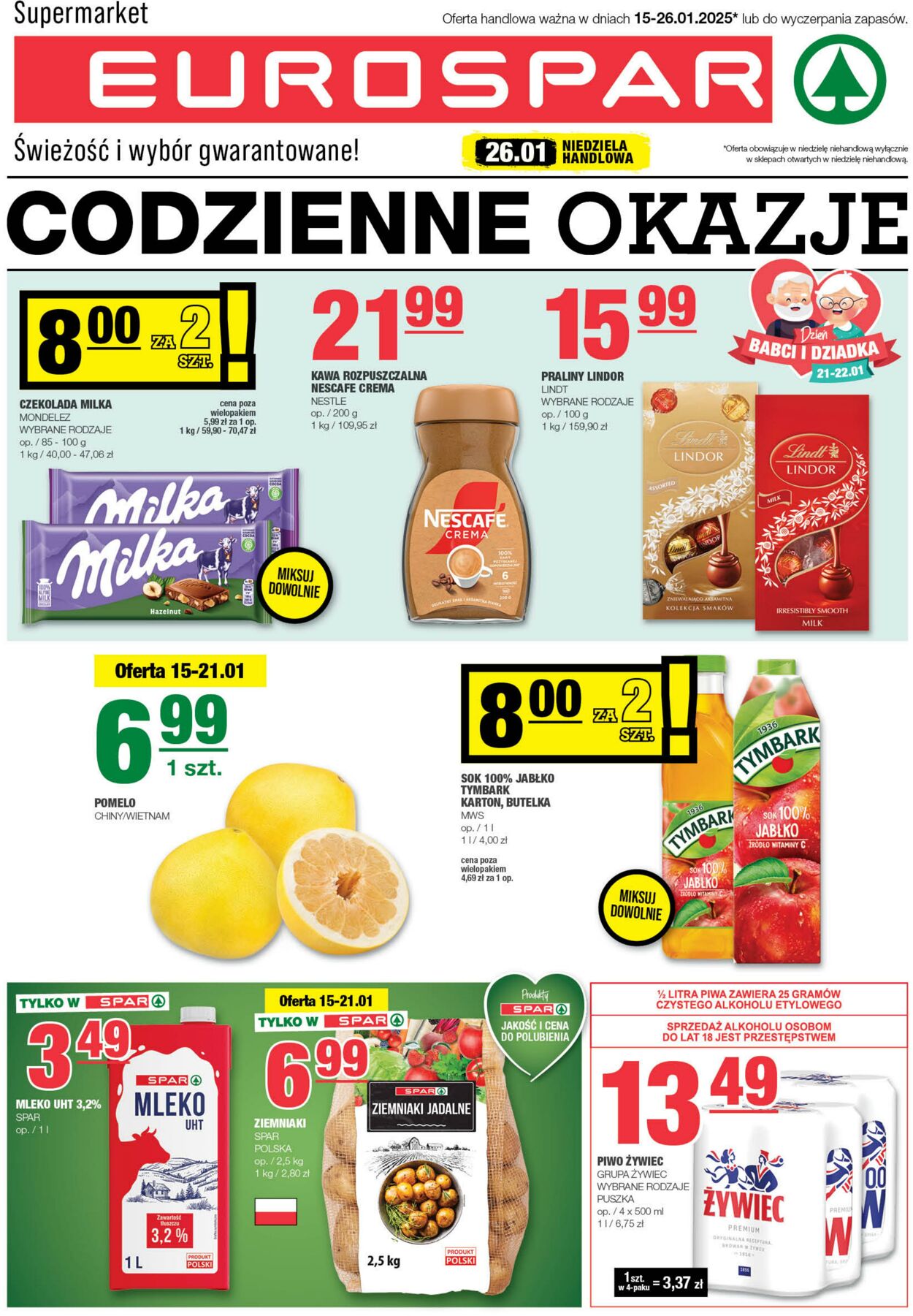 Gazetka Spar 15.01.2025 - 26.01.2025