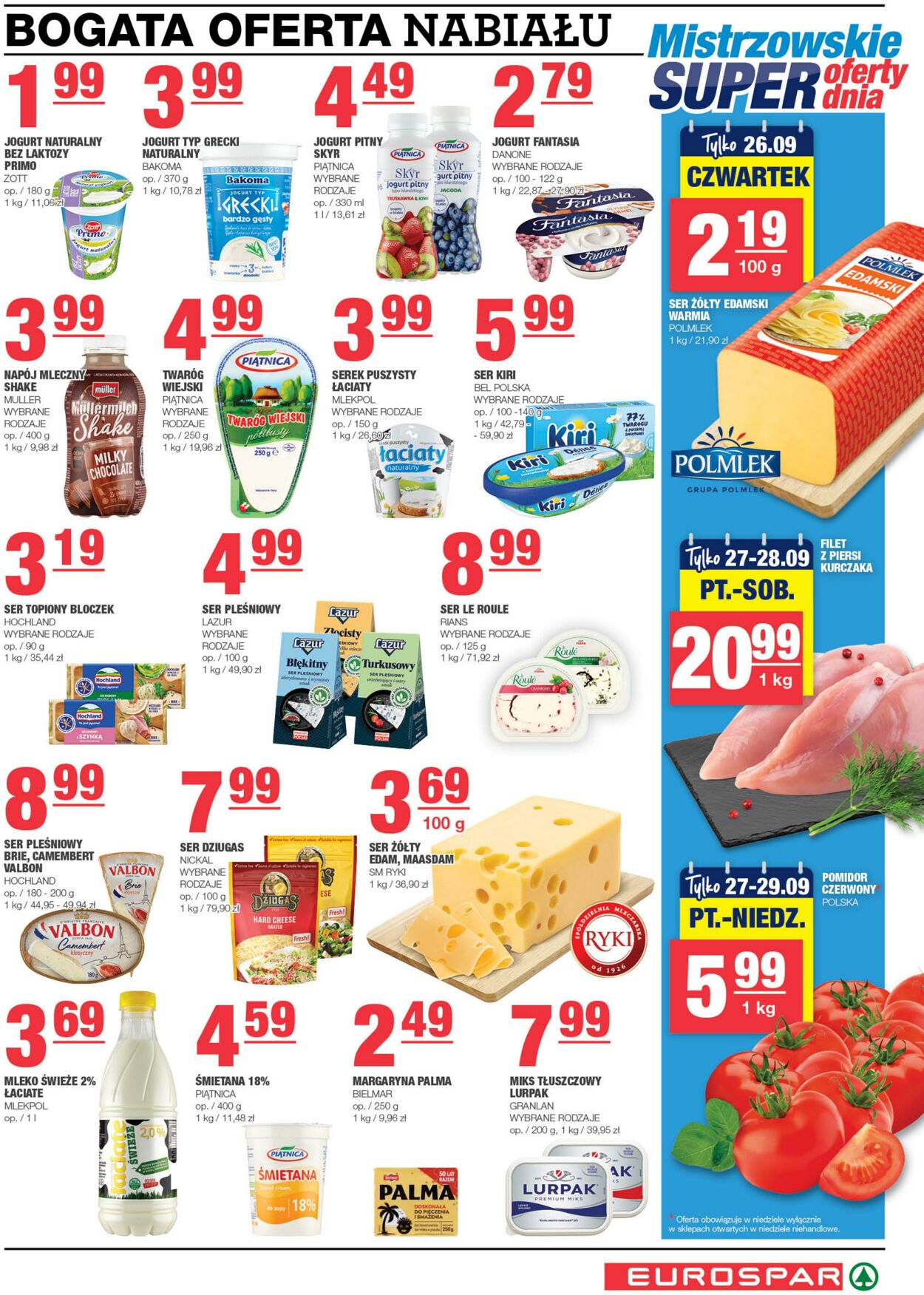 Gazetka Eurospar 25.09.2024 - 06.10.2024