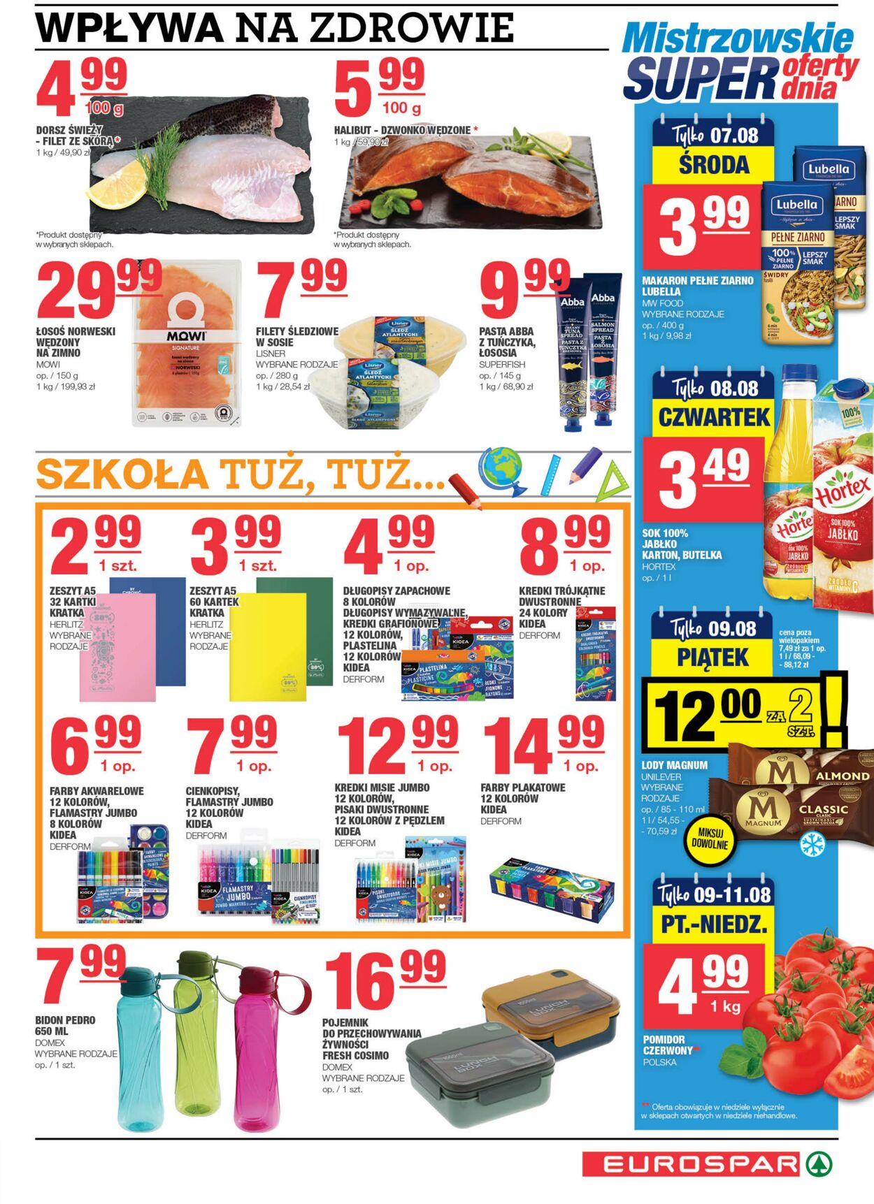 Gazetka Spar 31.07.2024 - 11.08.2024