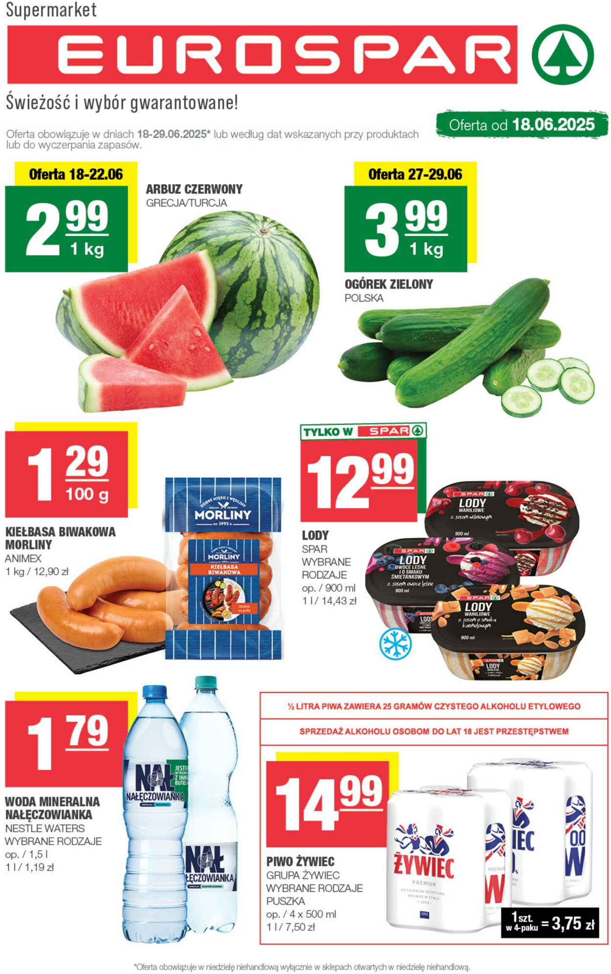Gazetka Spar 18.06.2025 - 29.06.2025