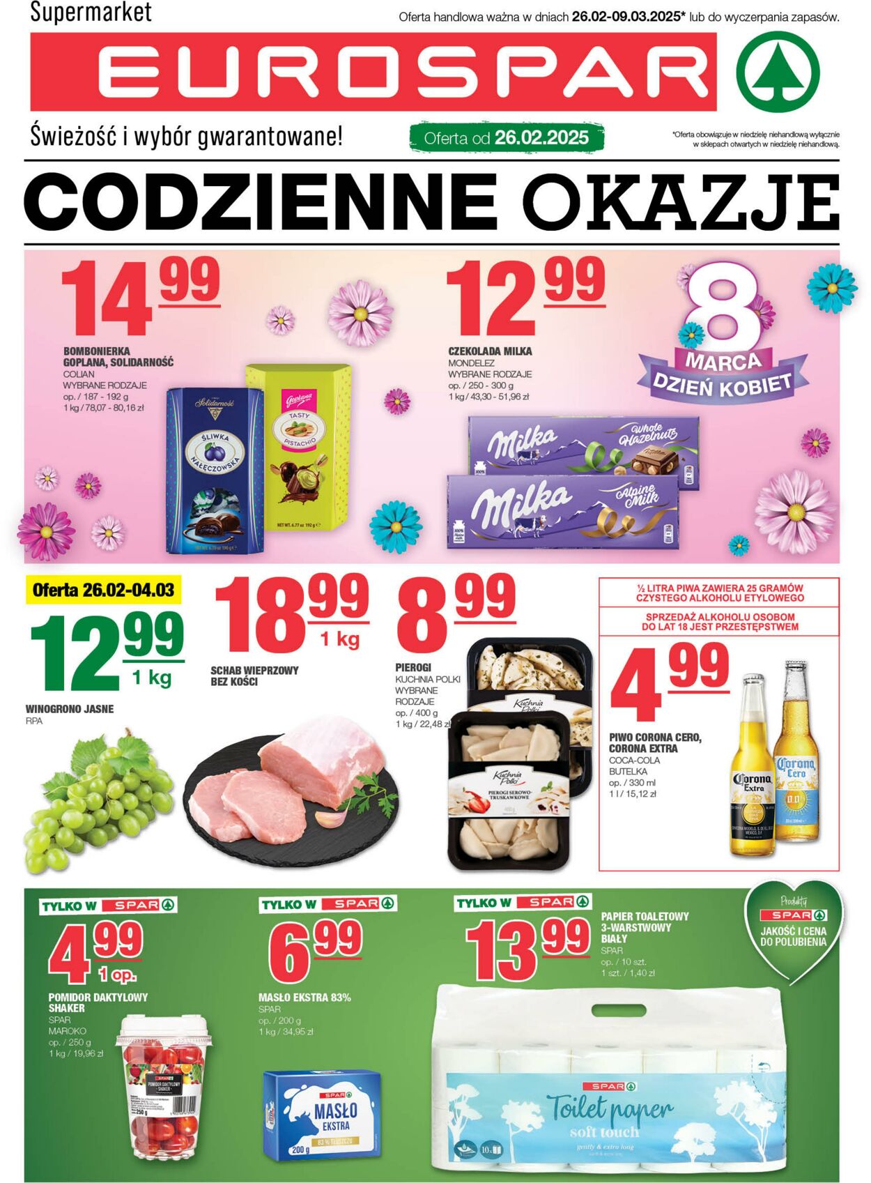 Gazetka Spar 26.02.2025 - 09.03.2025