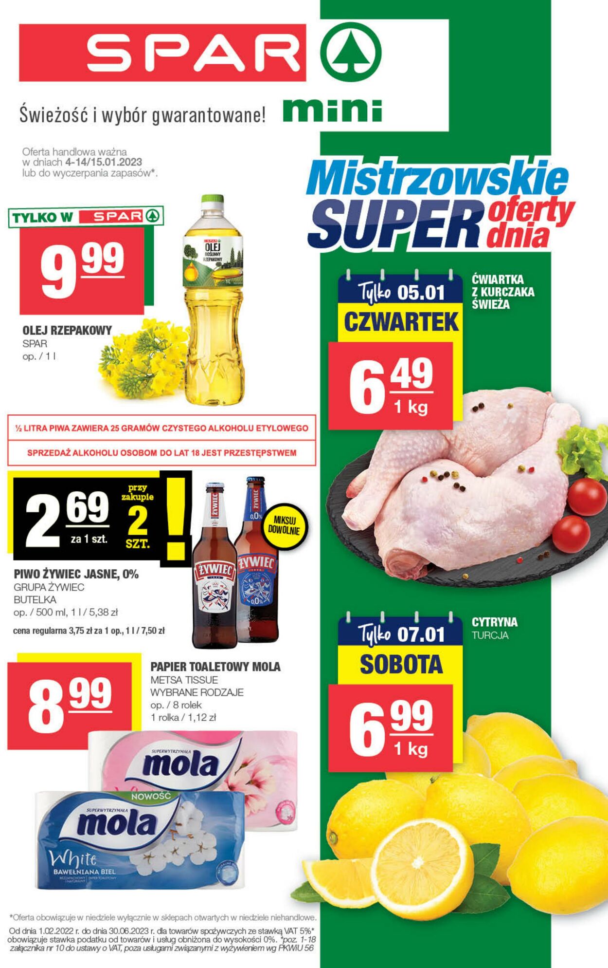 Gazetka Spar 04.01.2023 - 15.01.2023