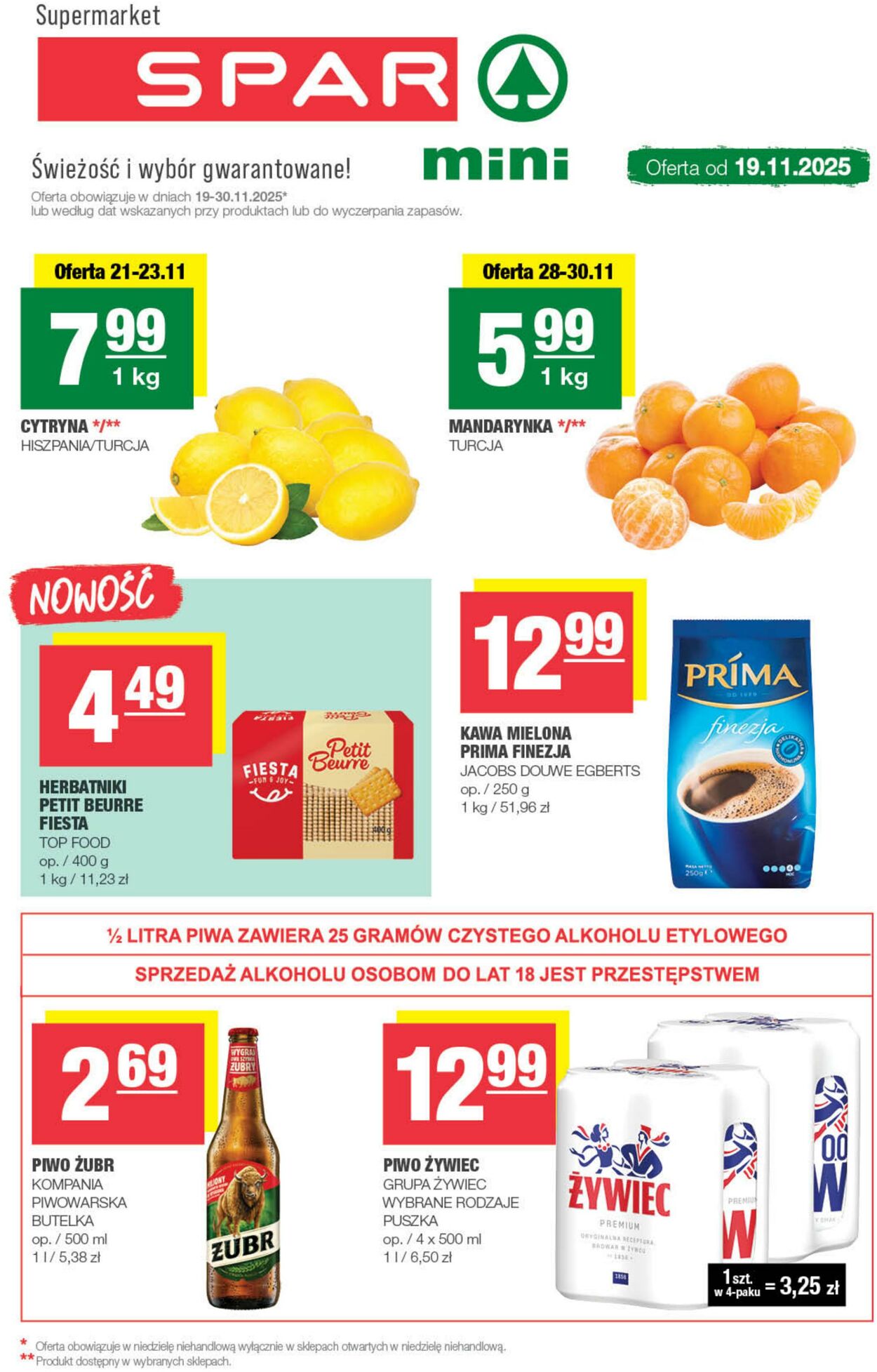 Gazetka Spar 19.11.2025 - 30.11.2025
