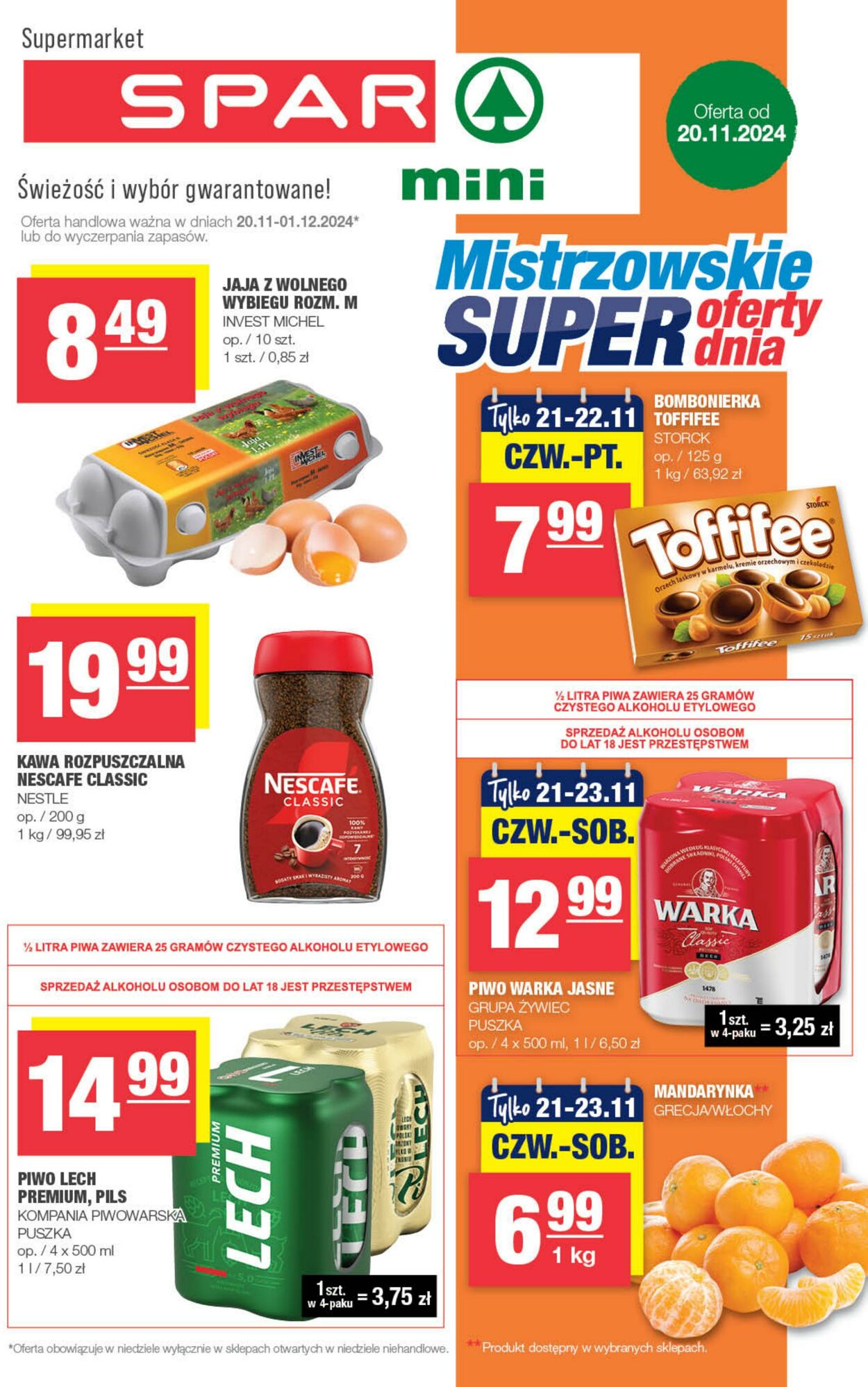 Gazetka Spar 20.11.2024 - 01.12.2024