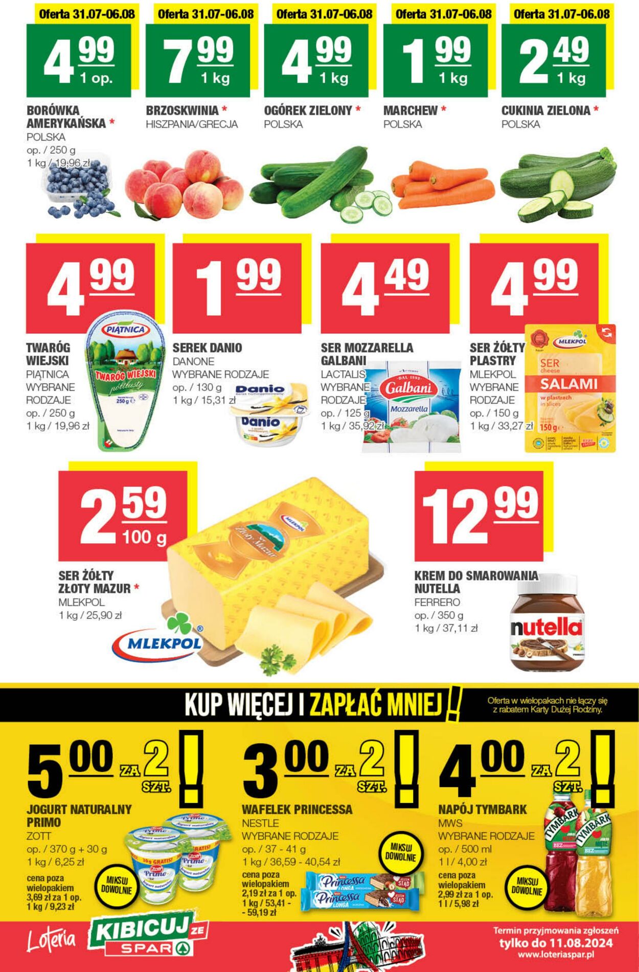 Gazetka Spar 31.07.2024 - 11.08.2024