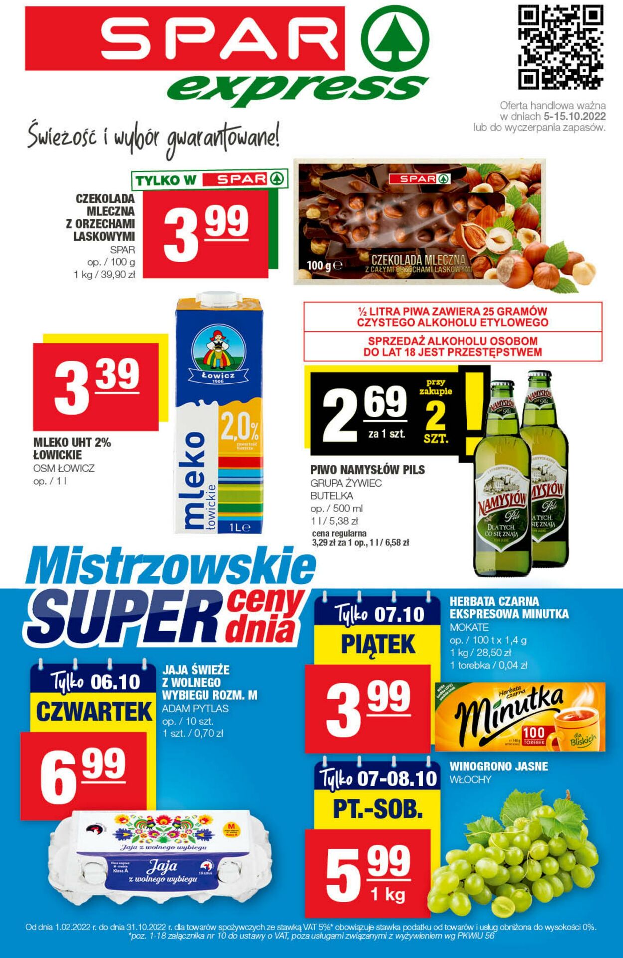 Gazetka Spar 05.10.2022 - 15.10.2022