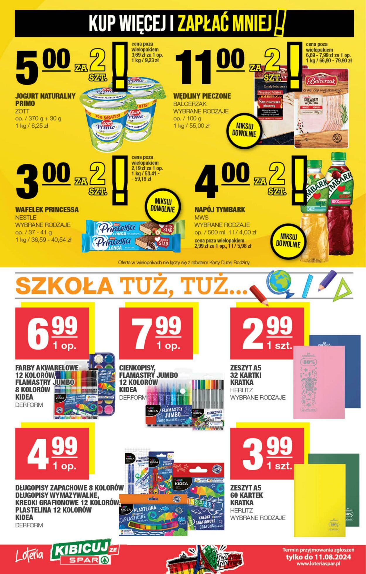 Gazetka Spar 31.07.2024 - 11.08.2024