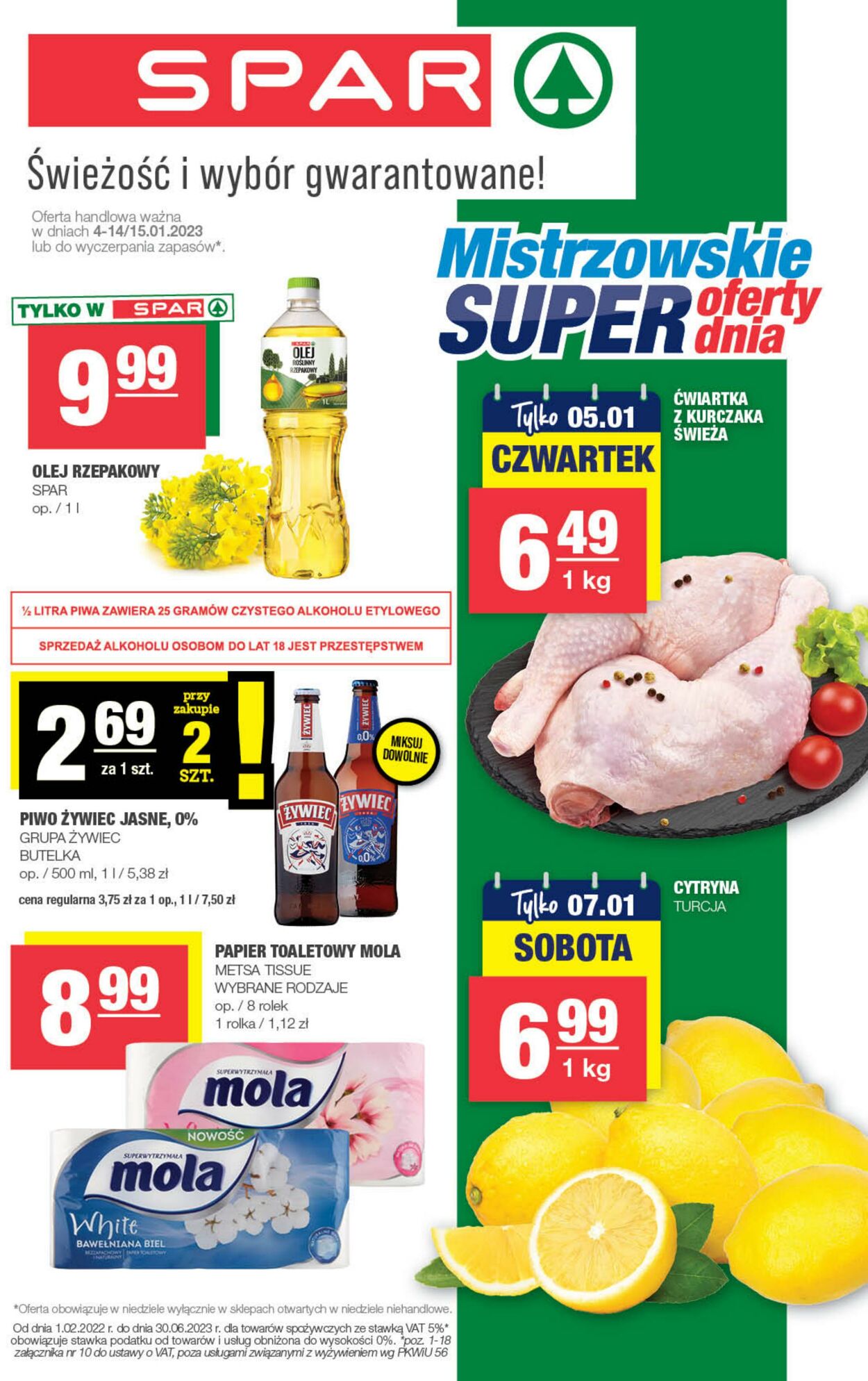 Gazetka Spar 04.01.2023 - 15.01.2023